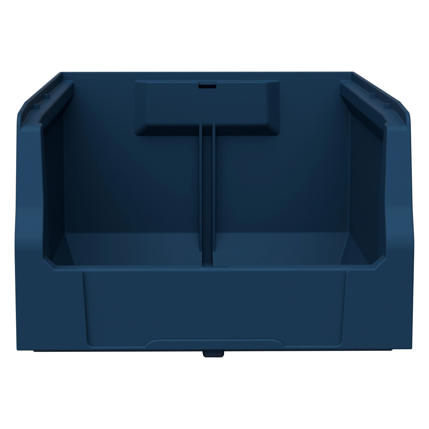 Складской лоток Logic Store 350x225x150 мм iPlast синий индиго с отверстиями для продольной перегородки
