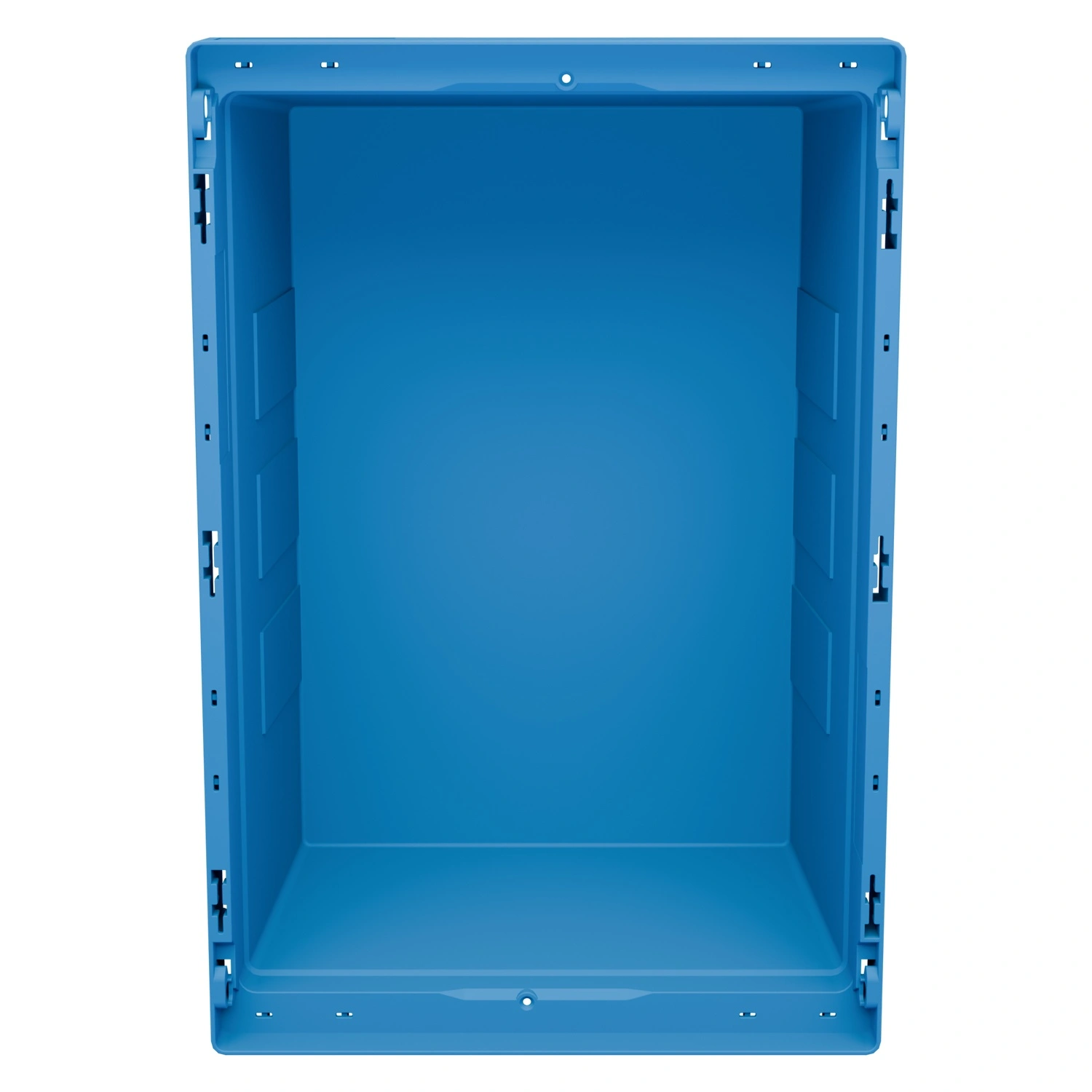 Вкладываемый контейнер INSTORE KV-6422 600x400x220 мм iPlast голубой со сплошным дном