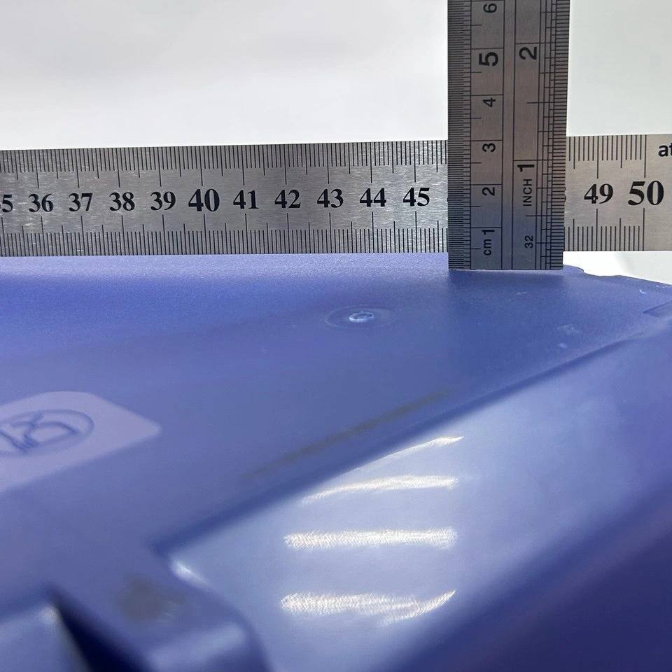 Уценённый складской лоток Logic Store 500х300х200 мм iPlast синий индиго с отверст. для перегород. N2 (12.406.2)