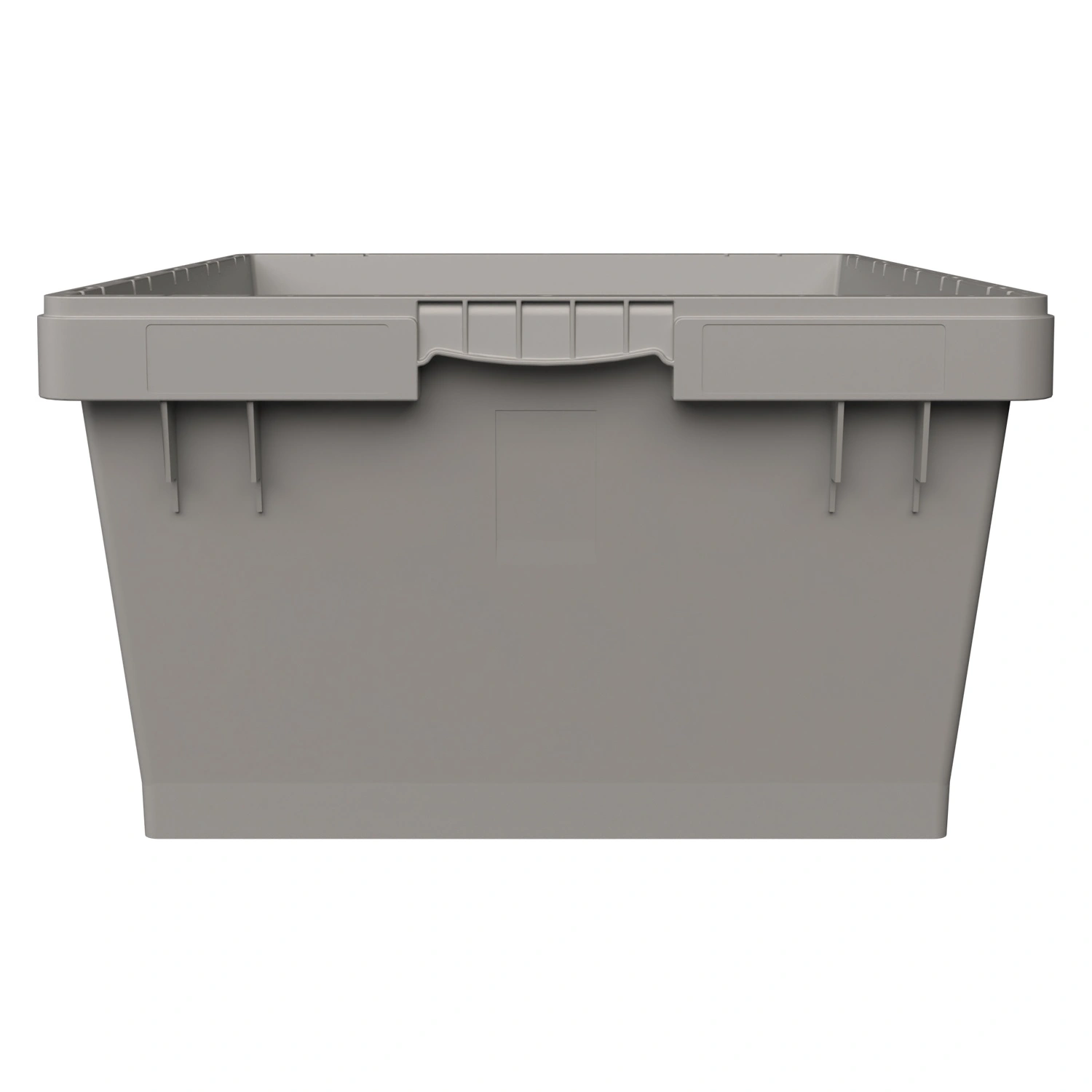 Вкладываемый контейнер INSTORE KVR-8634 800x600x340 мм iPlast светло-серый с усиленным дном и штабельным упором Вкладываемый контейнер INSTORE KVR-8634 800x600x340 мм iPlast светло-серый с усиленным дном и штабельным упором