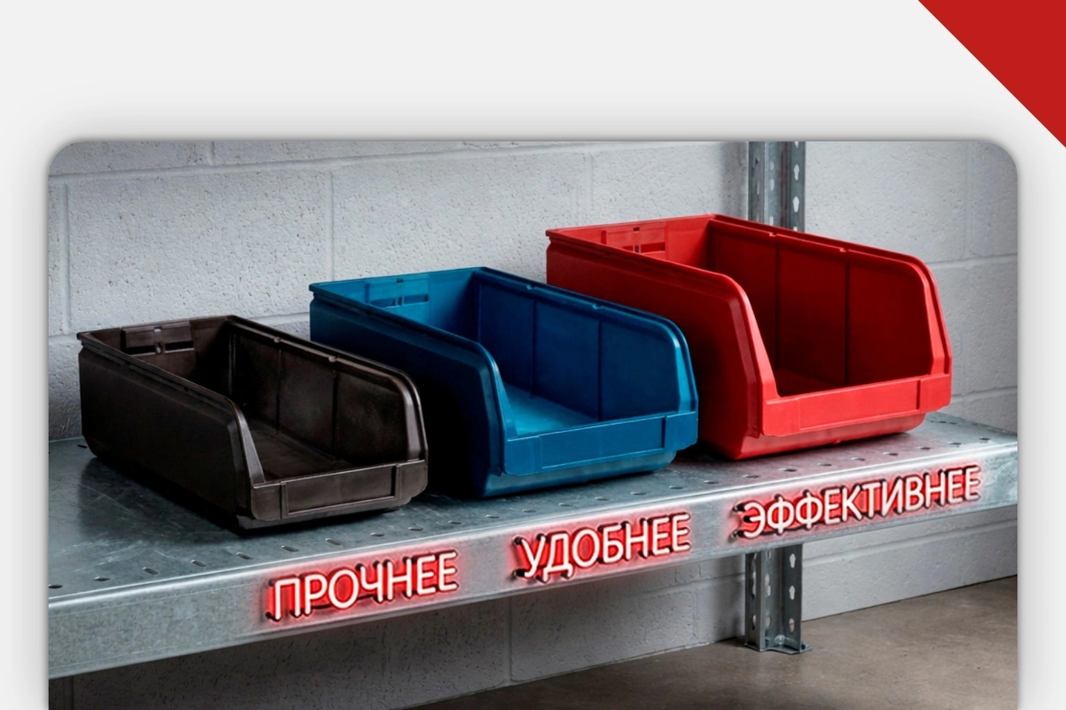 Обновлённые лотки Logic Store для организации хранения