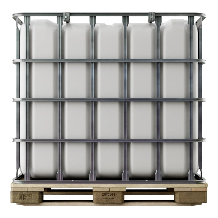 Еврокуб 1000 л на деревянном поддоне в обрешётке