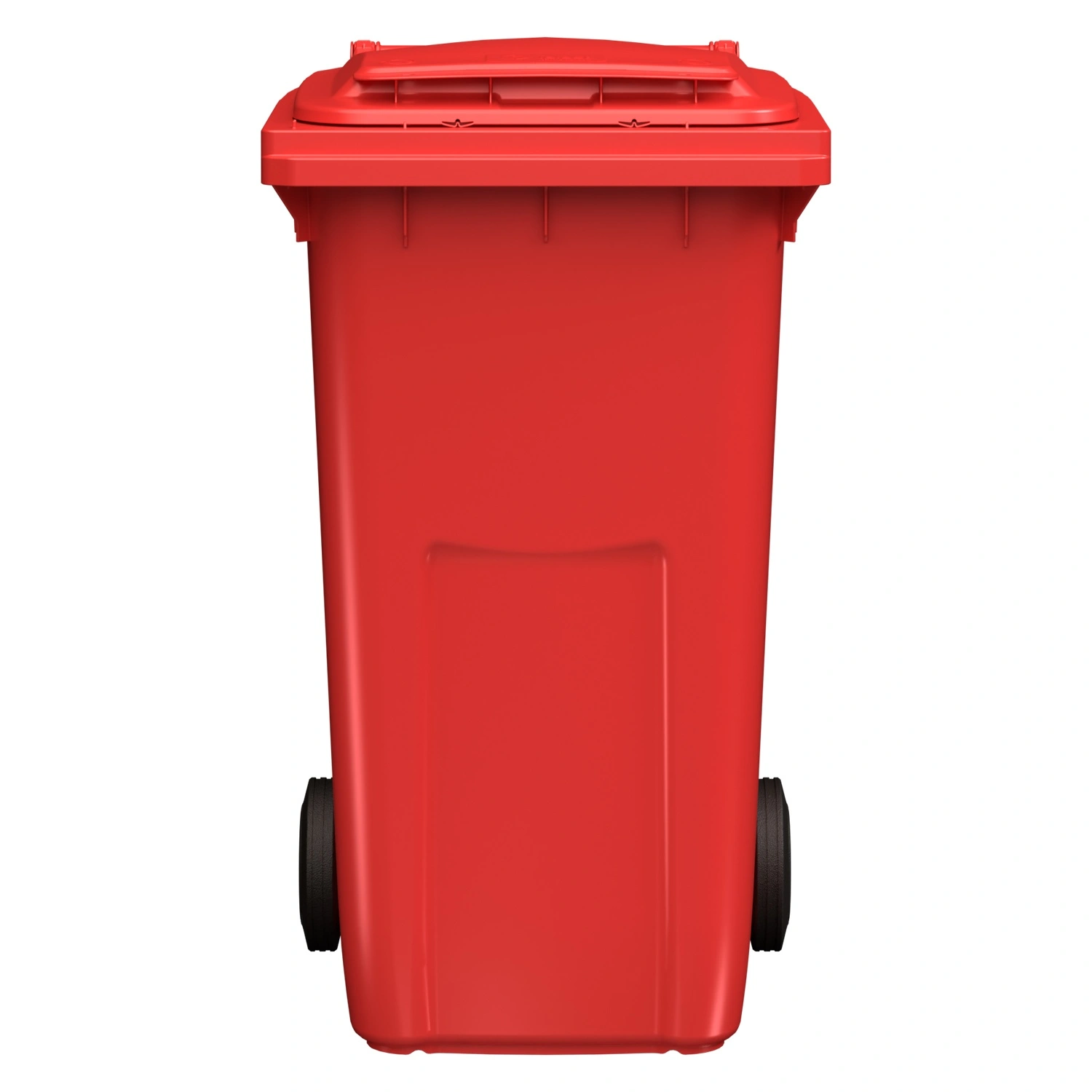 Мусорный контейнер 240 л iPlast красный 2-колёсный (д. 200 мм) с красной крышкой NEW (20.808) Мусорный контейнер 240 л iPlast красный 2-колёсный (д. 200 мм) с красной крышкой NEW (20.808)