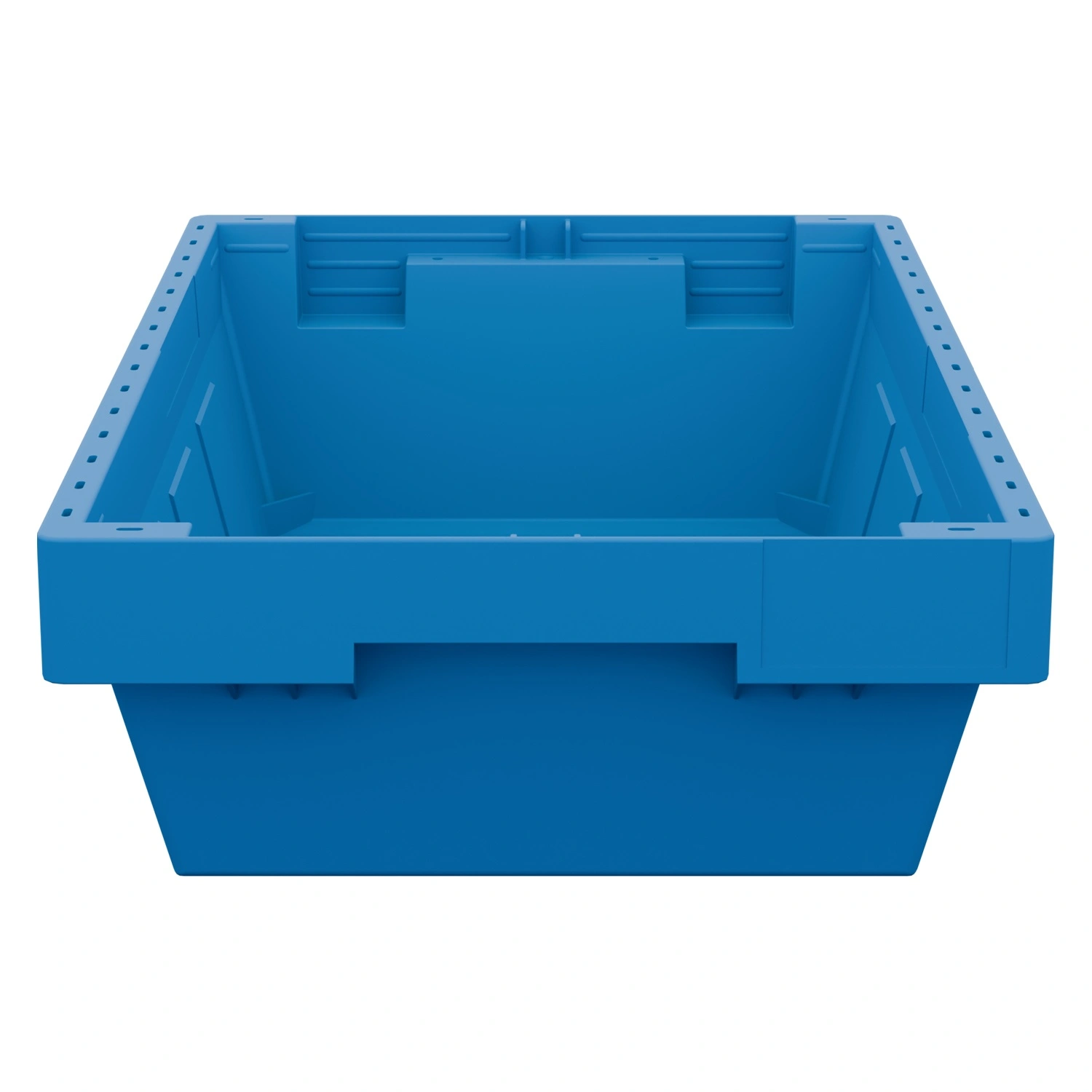Вкладываемый контейнер INSTORE KV-5314 490x330x140 мм iPlast голубой со сплошным дном