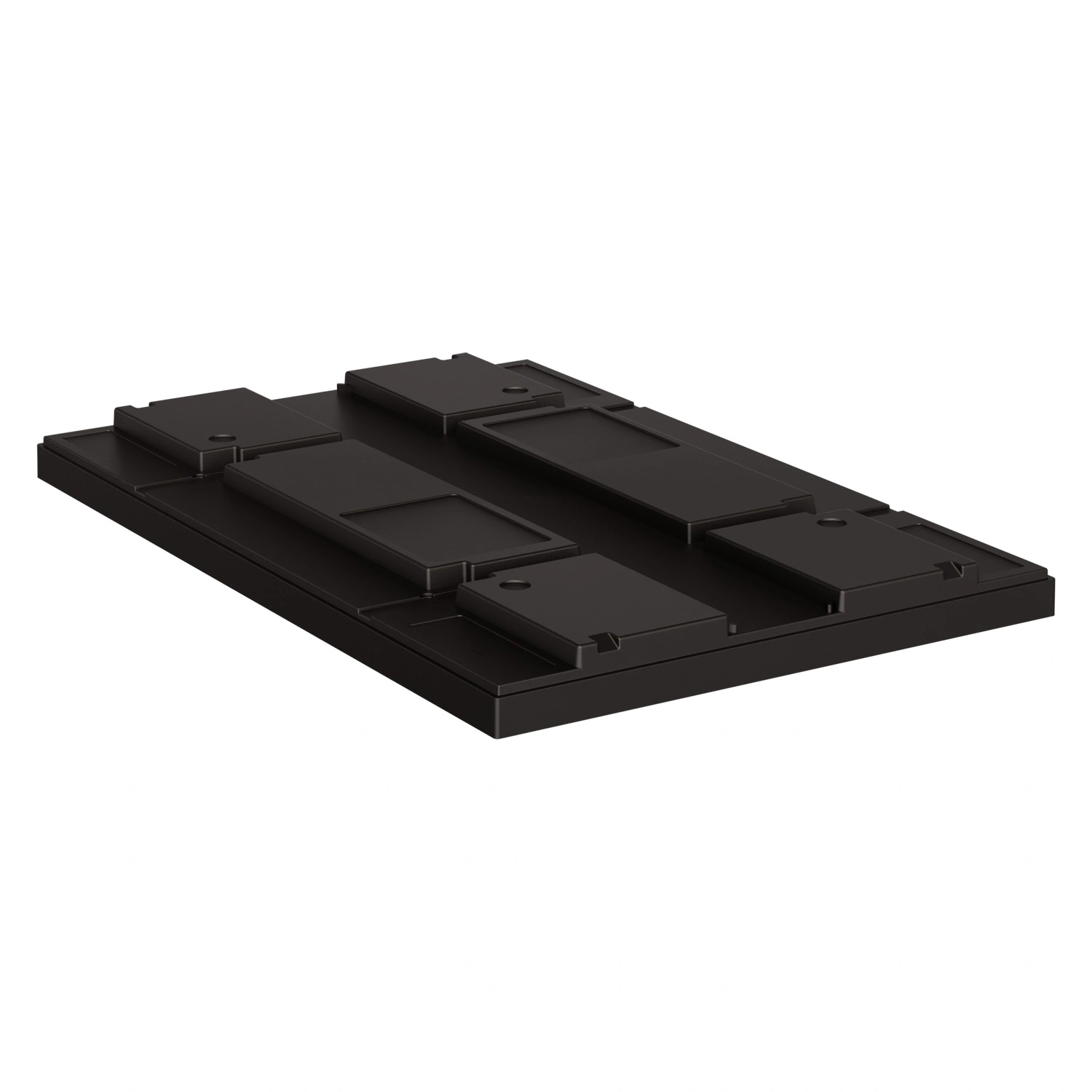 Крышка пластиковая BL 1200x800x50 мм iPlast чёрная Крышка пластиковая BL 1200x800x50 мм iPlast чёрная