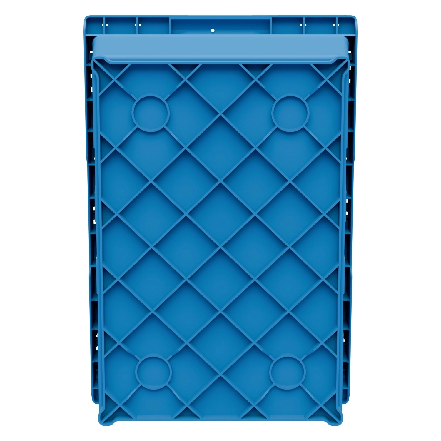 Вкладываемый контейнер INSTORE KVR-6422 600x400x235 мм iPlast голубой с усиленным дном