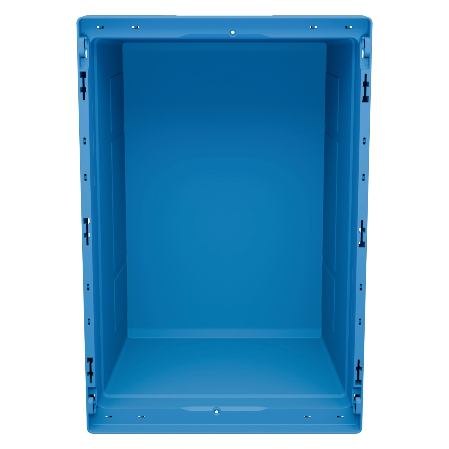 Вкладываемый контейнер INSTORE KV-6427 600x400x272 мм iPlast голубой со сплошным дном