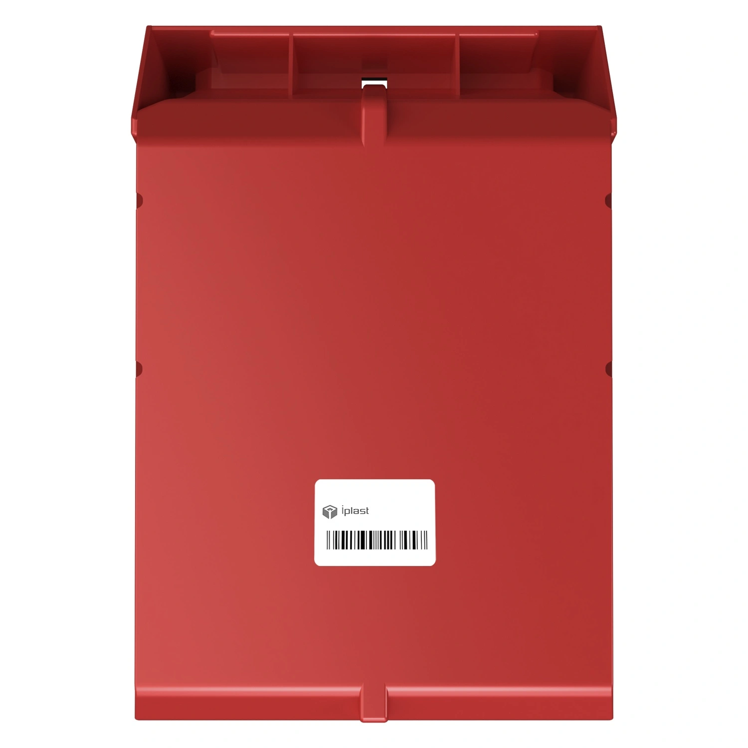 Складской лоток Logic Store 350х225х200 мм iPlast красный с отверст. для продольн. перегород. и накл. 100х70 мм