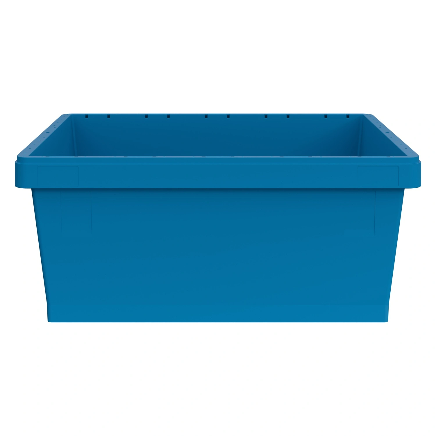 Вкладываемый контейнер INSTORE KVR-8634 800x600x340 мм iPlast голубой с усиленным дном