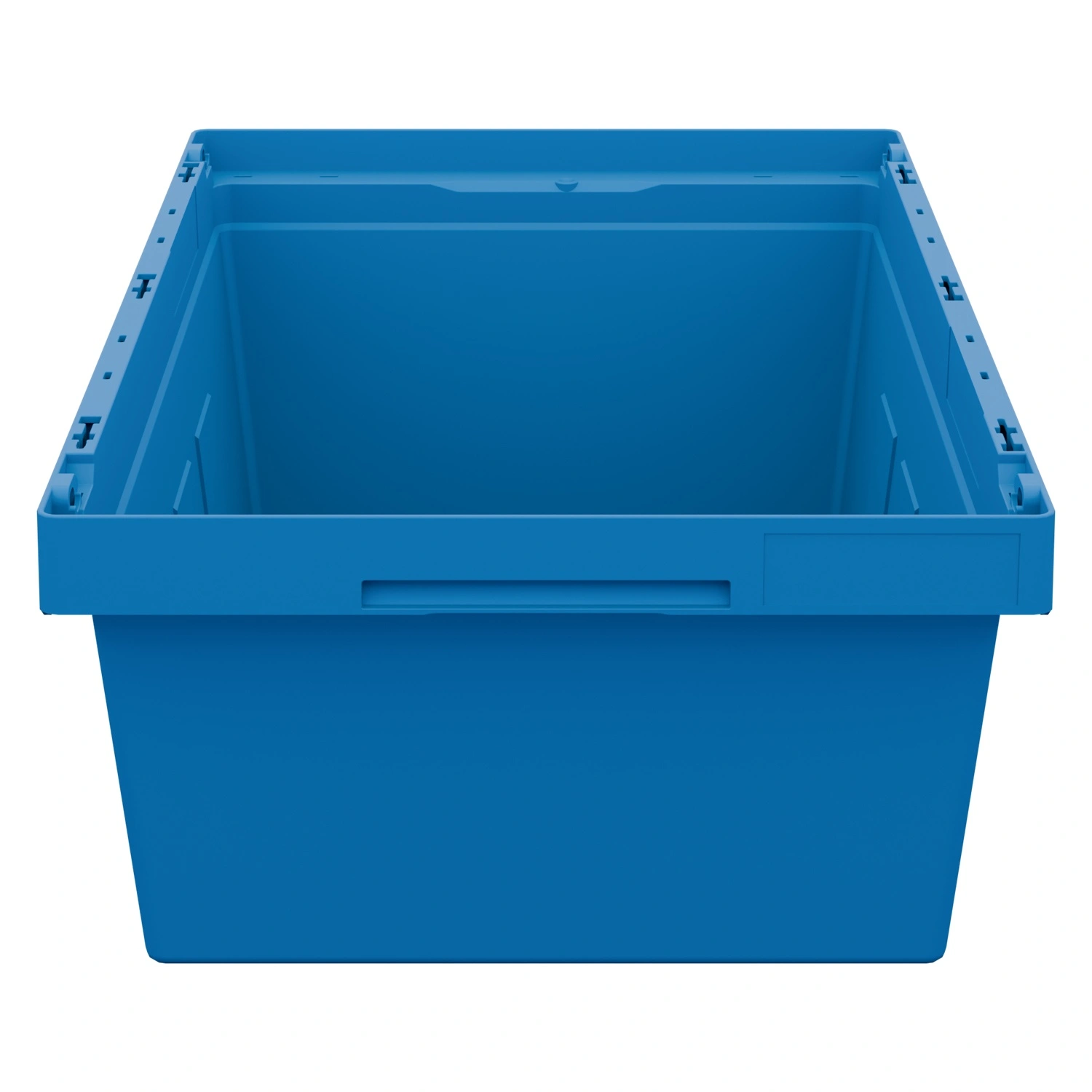 Вкладываемый контейнер INSTORE KV-6422 600x400x220 мм iPlast голубой со сплошным дном