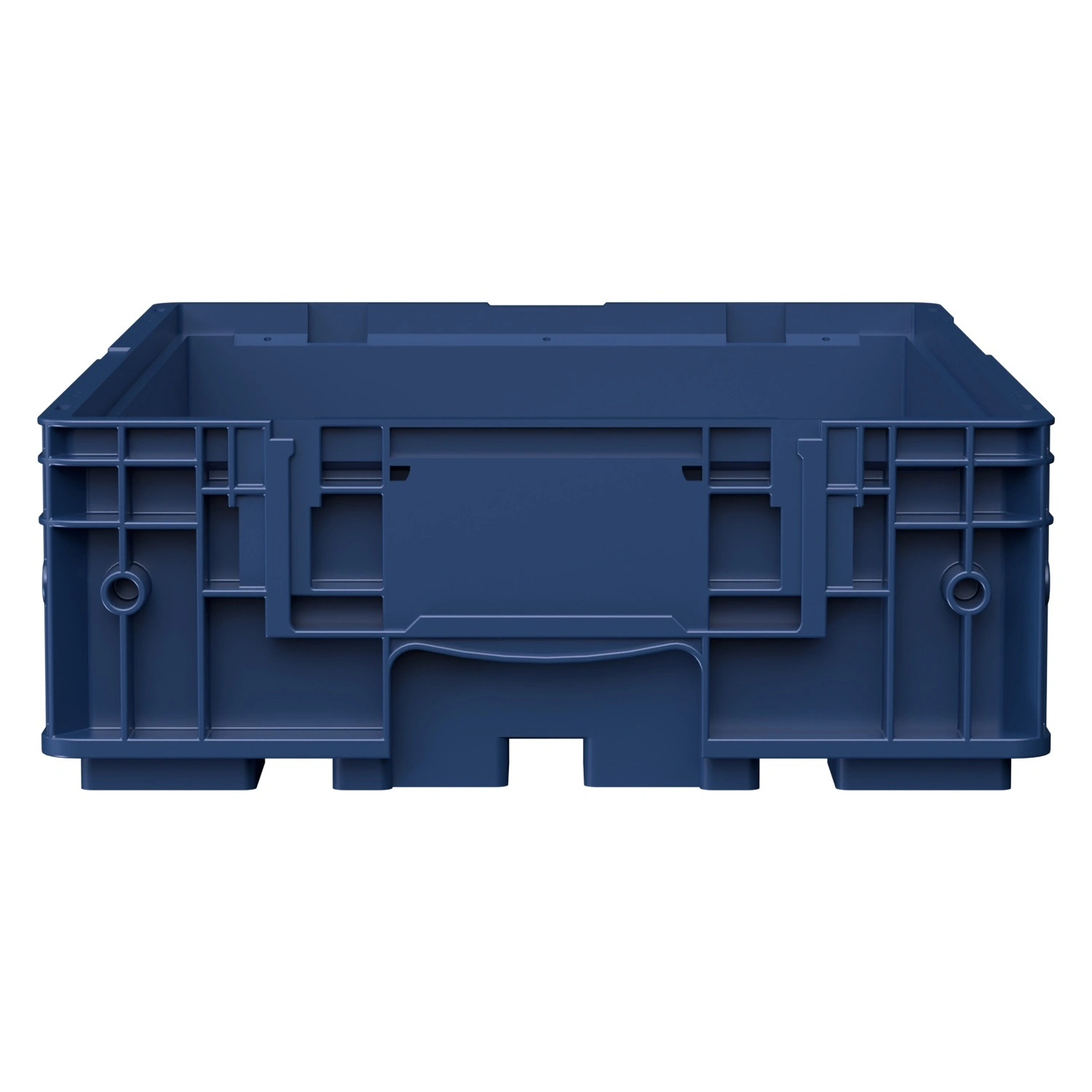Ящик R-KLT 6415 594х396х147,5 мм iPlast синий индиго с усиленным дном