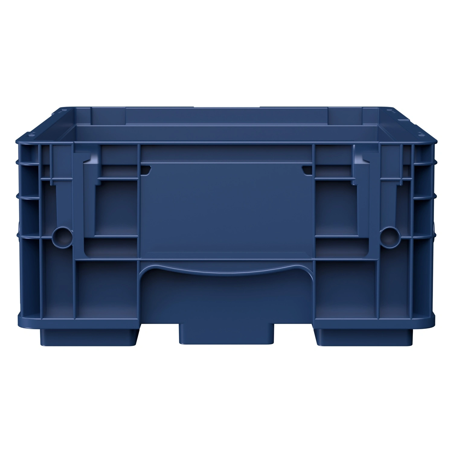 Ящик R-KLT 4315 396х297х147,5 мм iPlast синий индиго с усиленным дном