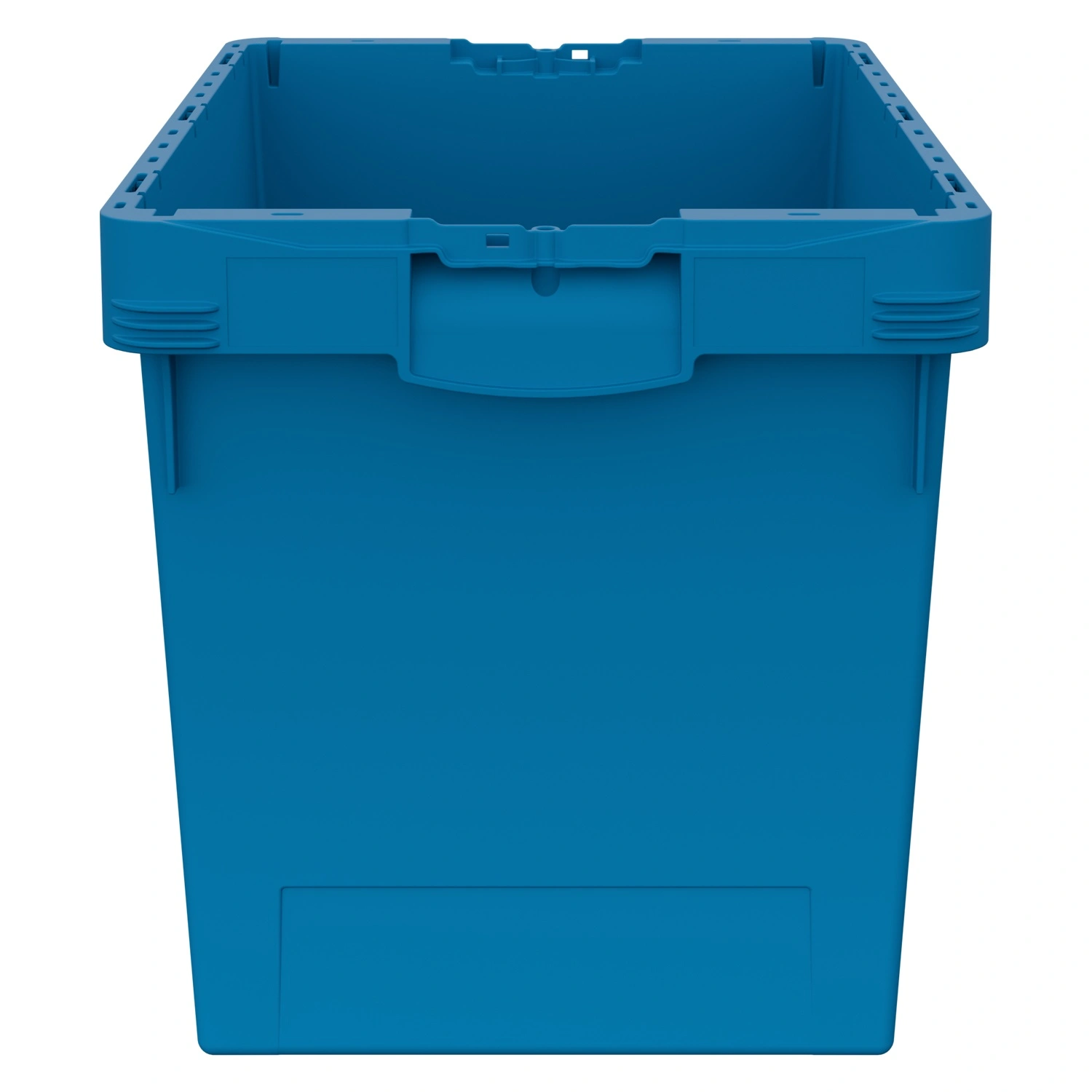 Вкладываемый контейнер INSTORE KV-6442.1 600x400x420 мм iPlast голубой со сплошным дном