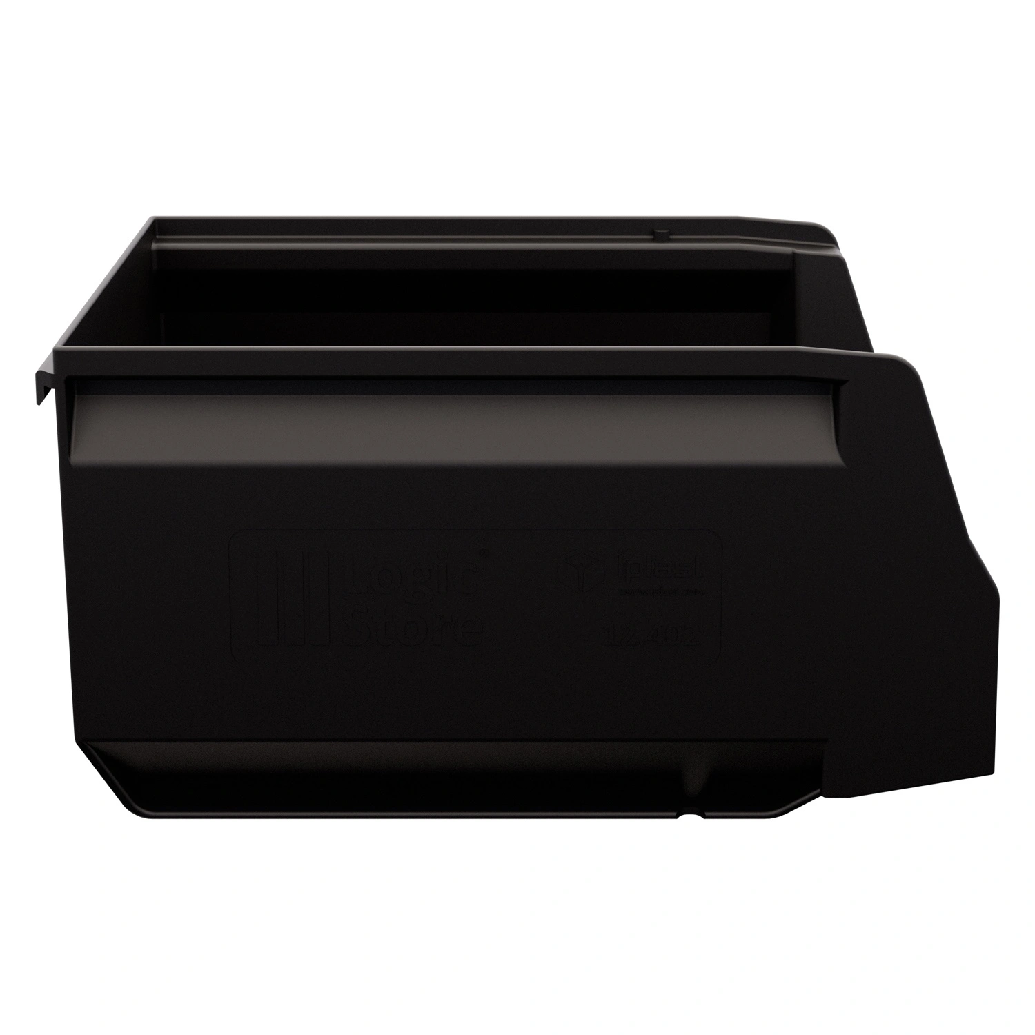 Складской лоток Logic Store 250х150х130 мм iPlast чёрный ЭКО N1 (12.402.1)