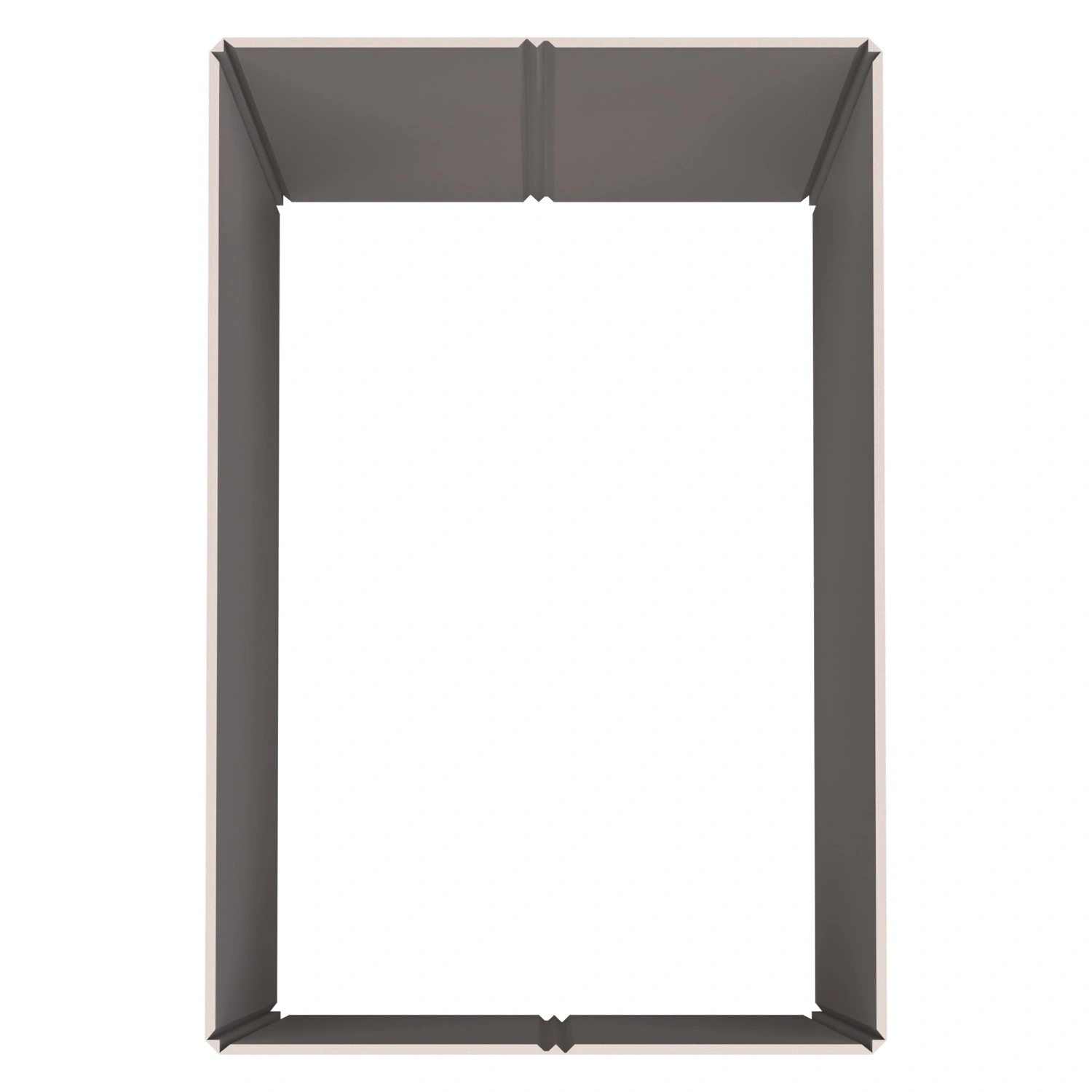 Стенка контейнера Bubble Guard 1190x790x745 мм iPlast PolyBox серая Стенка контейнера Bubble Guard 1190x790x745 мм iPlast PolyBox серая