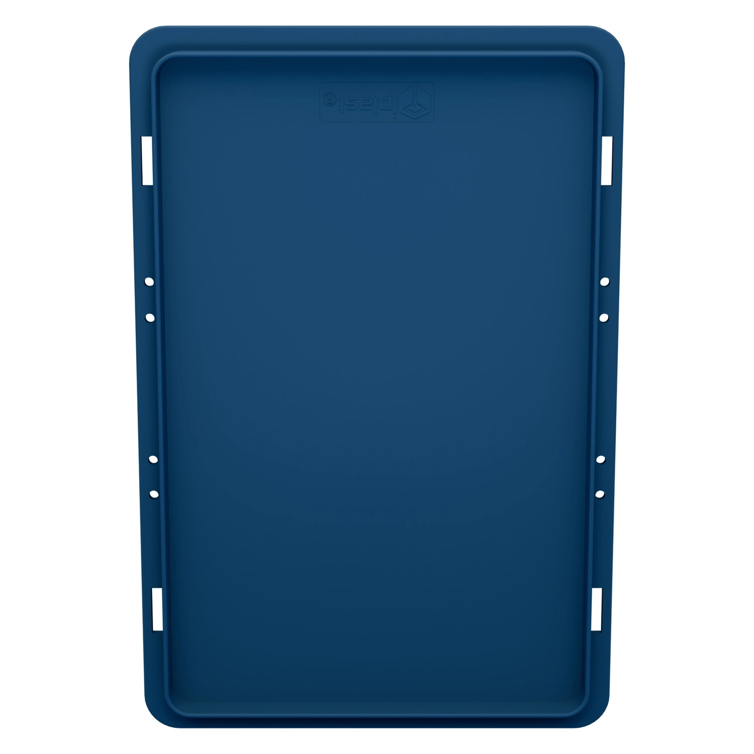 Крышка пластиковая 300х200 мм iPlast синяя для ящиков KLT-3215, 3147