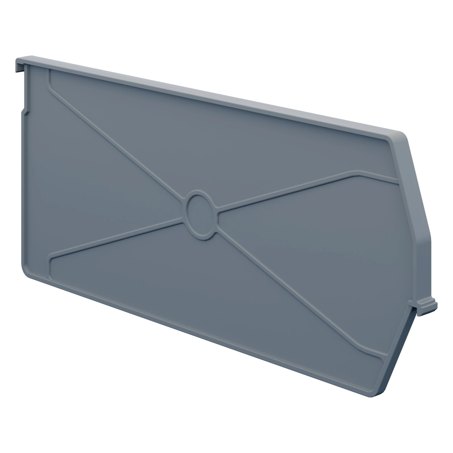 Разделительная перегородка продольная 331х140 мм iPlast светло-серая для складского лотка Logic Store LS 12.403