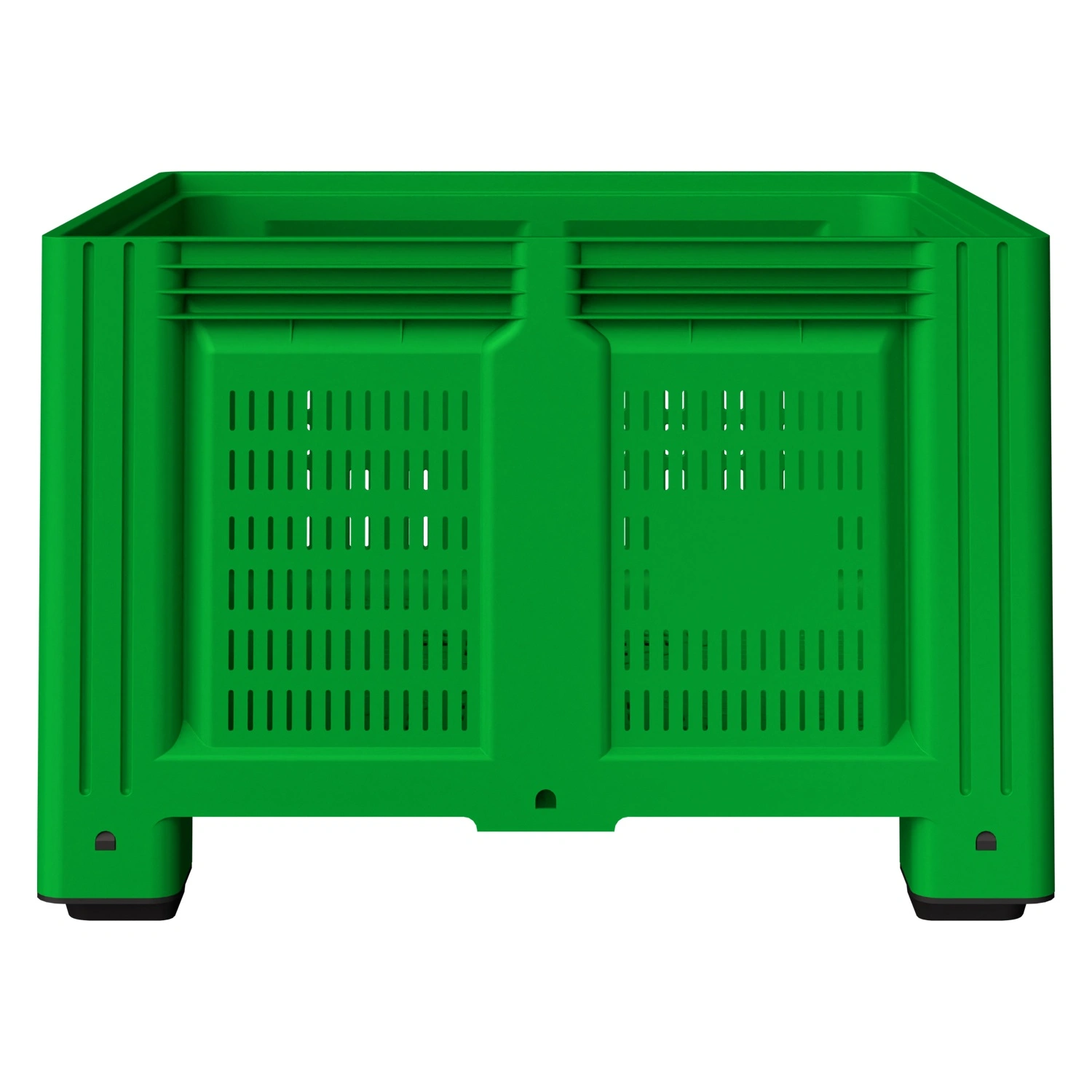 Большой контейнер 1130x1130x760 мм iPlast iBOX салатовый c перфорированными стенками и дном, на ножках Большой контейнер 1130x1130x760 мм iPlast iBOX салатовый c перфорированными стенками и дном, на ножках