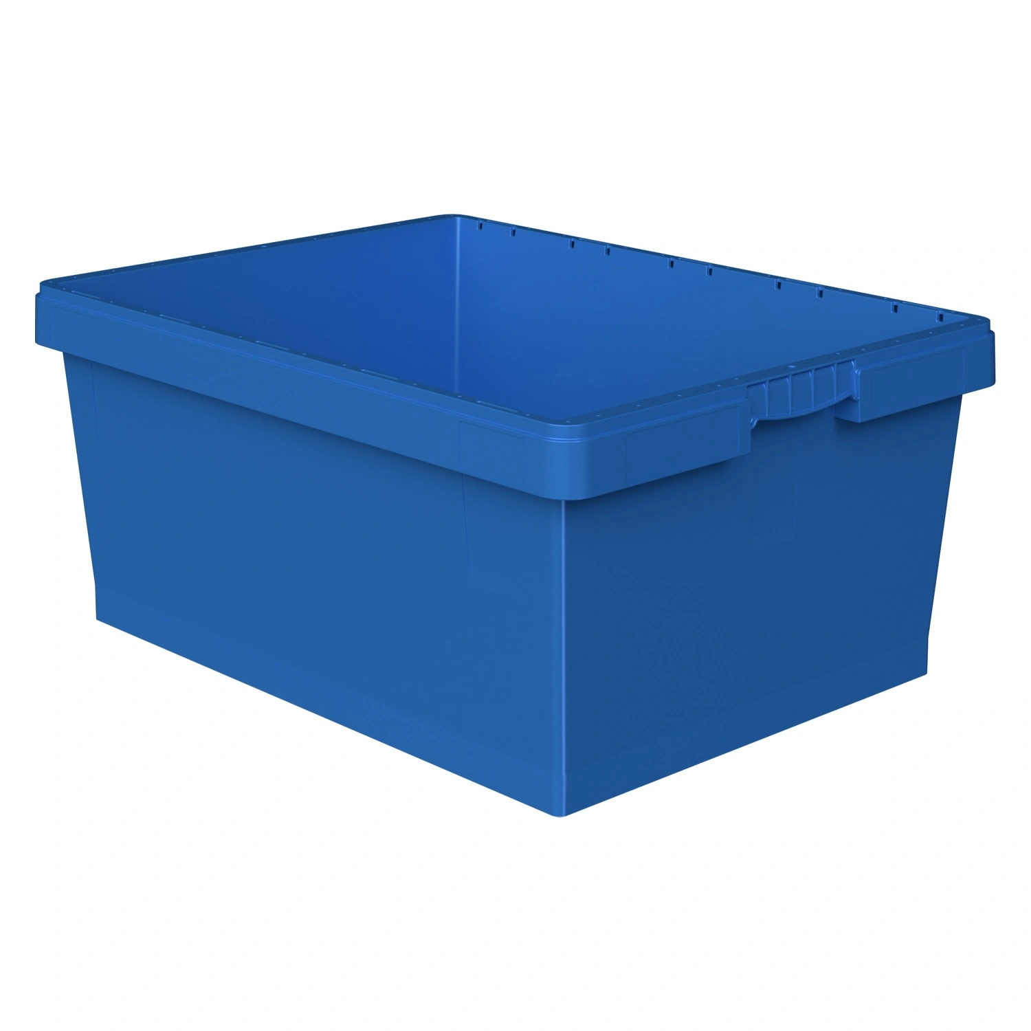 Вкладываемый контейнер INSTORE KVR-8634 800x600x340 мм iPlast голубой с усиленным дном