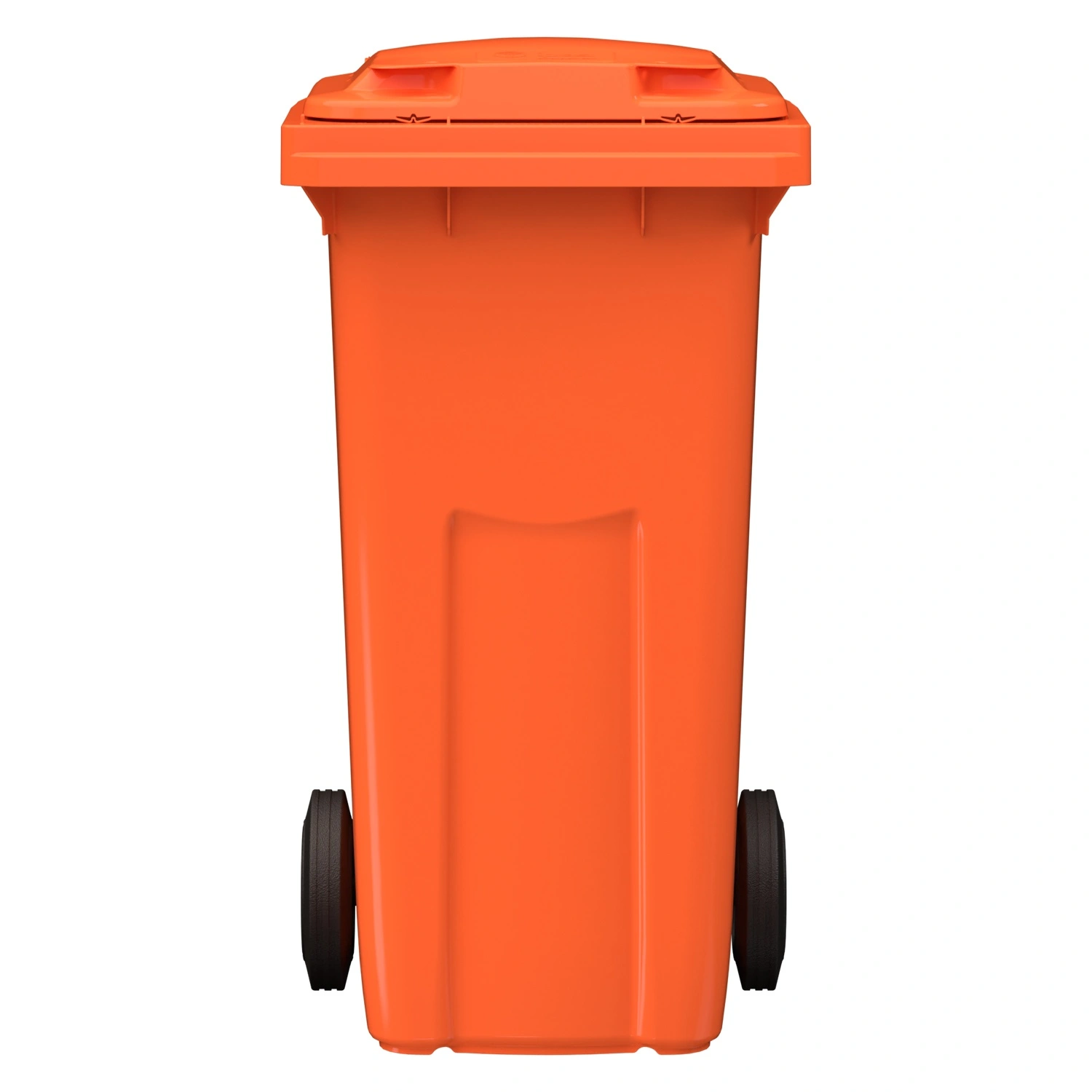 Мусорный контейнер 120 л iPlast оранжевый 2-колёсный (д. 200 мм) с оранжевой крышкой NEW (20.805) Мусорный контейнер 120 л iPlast оранжевый 2-колёсный (д. 200 мм) с оранжевой крышкой NEW (20.805)