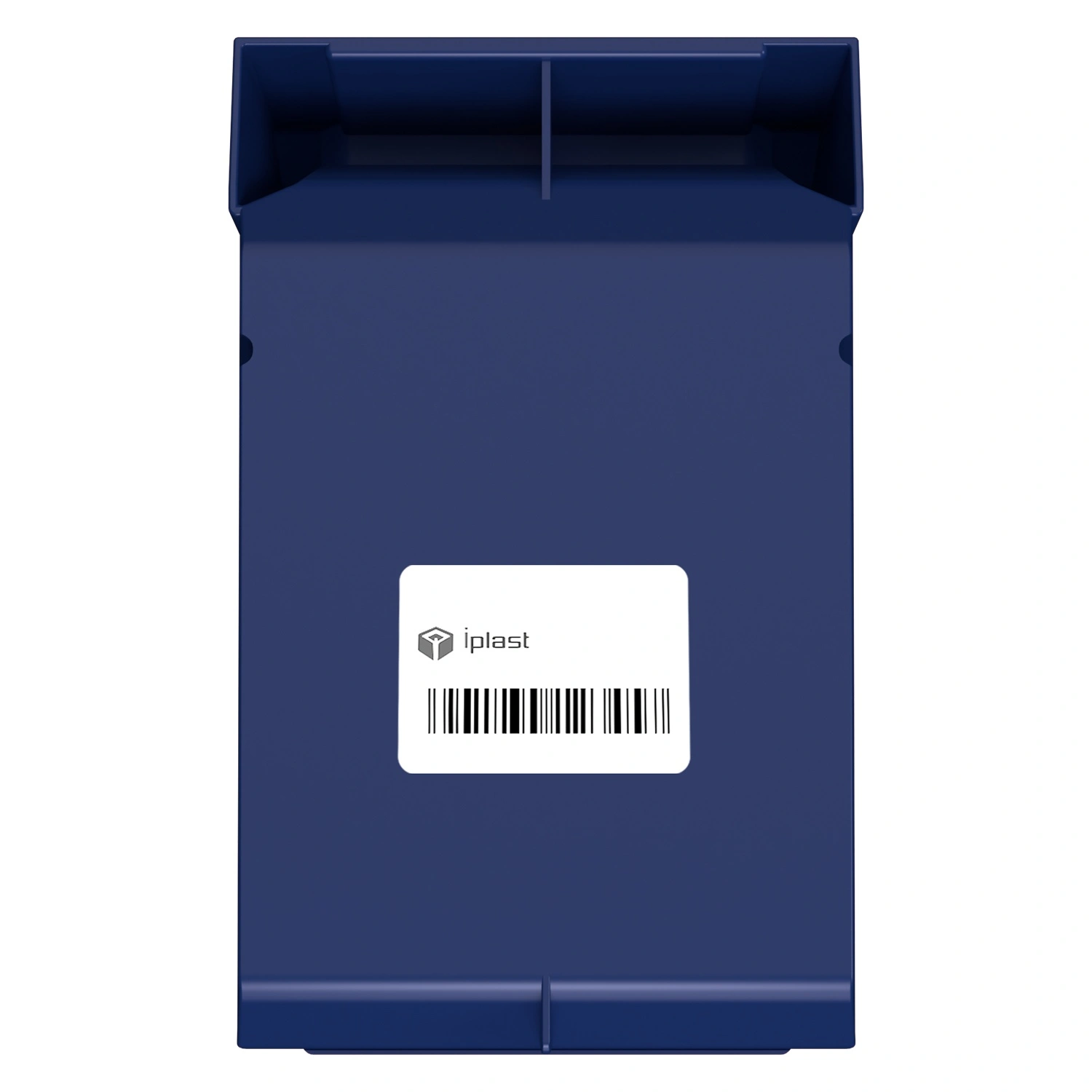 Складской лоток Logic Store 250х150х130 мм iPlast синий индиго с наклейкой 50х70 мм сбоку Складской лоток Logic Store 250х150х130 мм iPlast синий индиго с наклейкой 50х70 мм сбоку