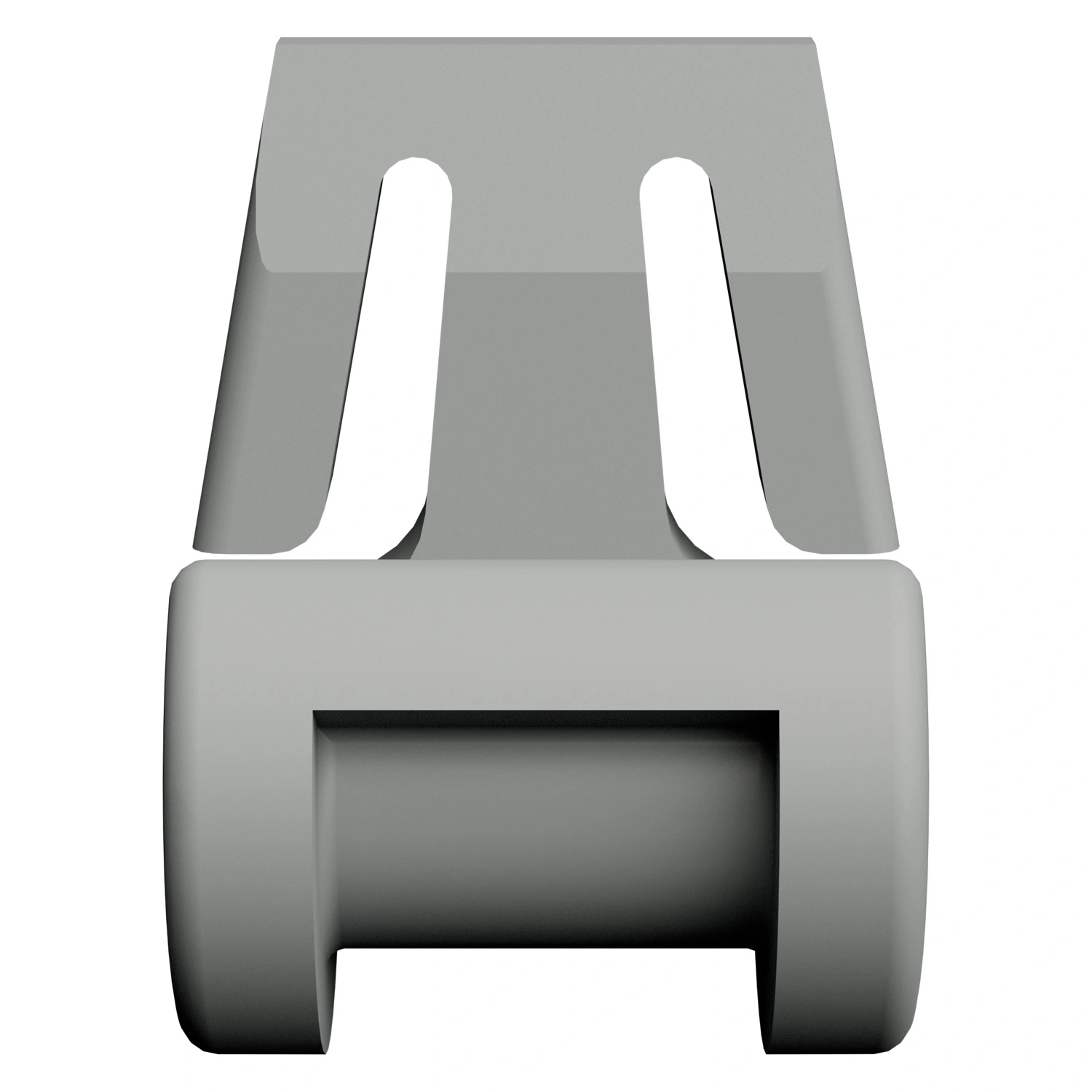 Петля iPlast светло-серая для крепления крышки евроконтейнеров ЕС-4322, 6422, 6432, 6442