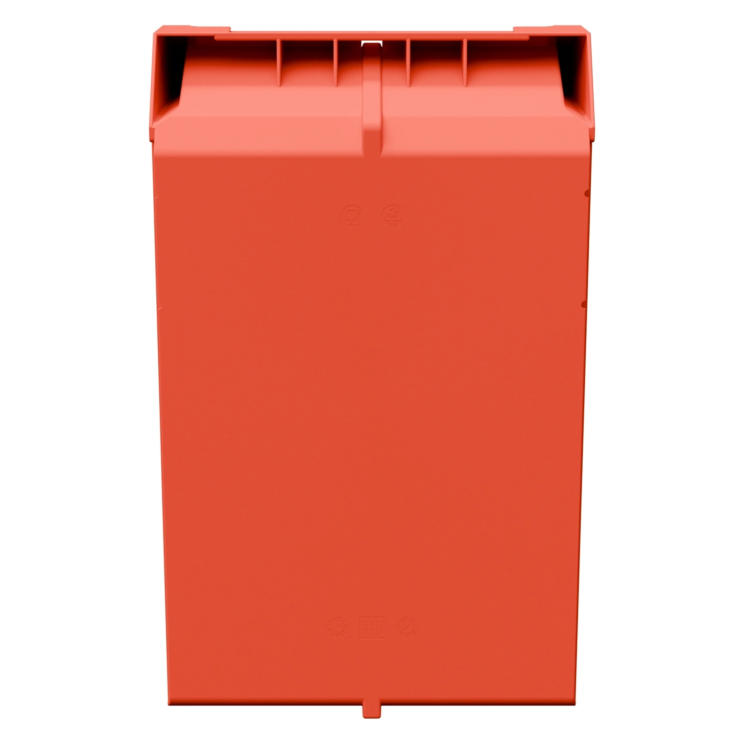 Складской лоток Logic Store 500х300х250 мм iPlast красный с отверстиями для перегородок N2 (12.407.2)