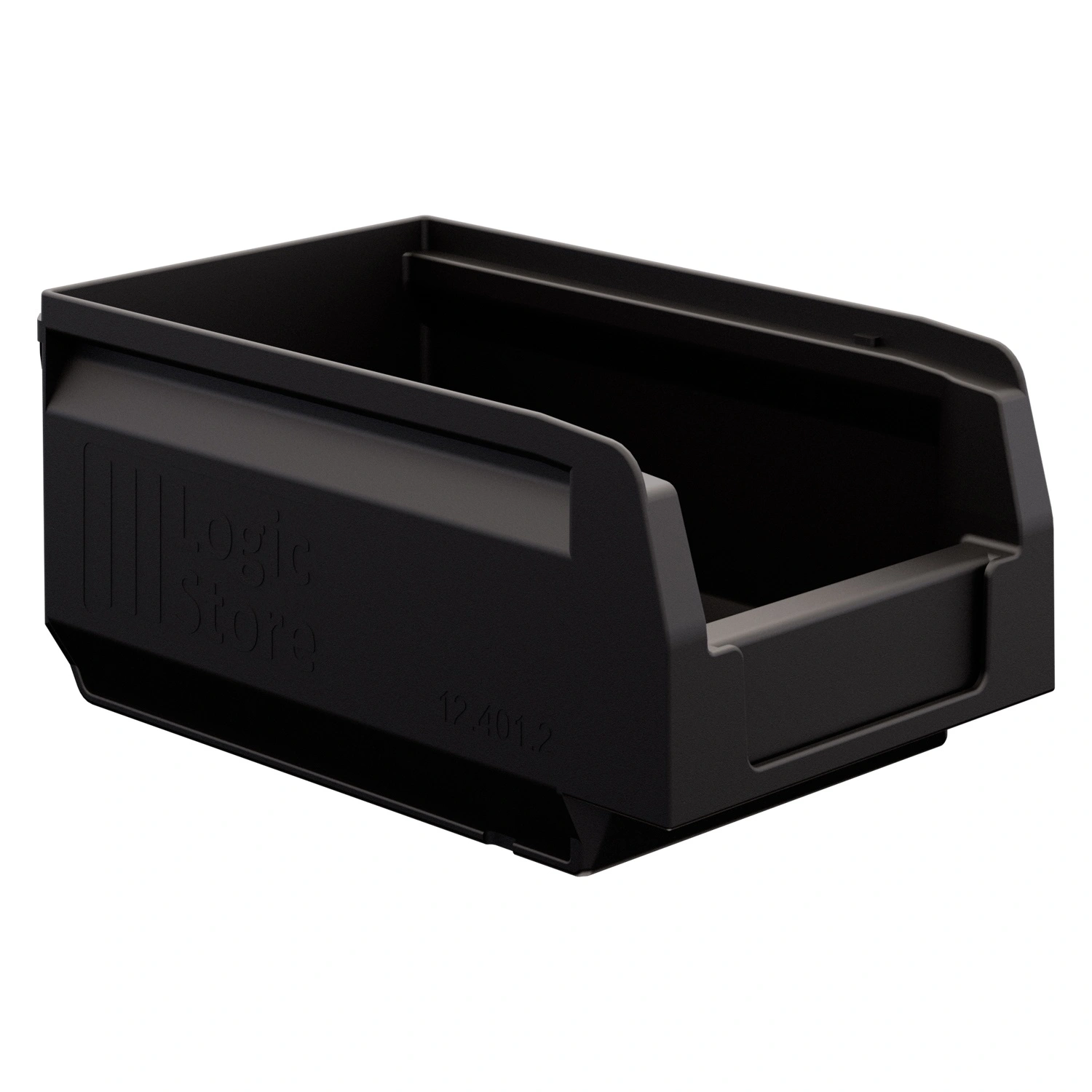 Складской лоток Logic Store 165х100х75 мм iPlast чёрный ЭКО N2 (12.401.2)