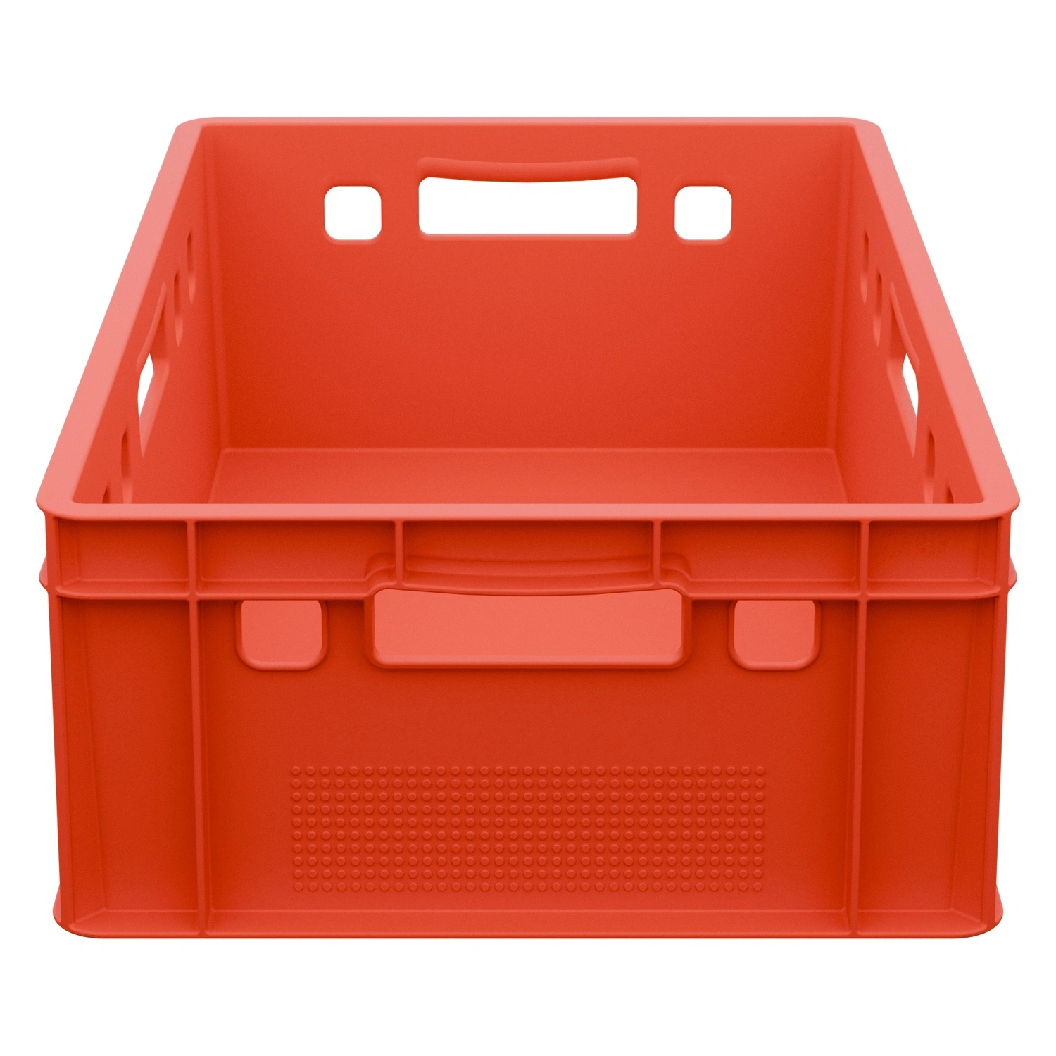 Пищевой ящик универсальный E2 FK-6420 600х400х200мм iPlast красный ЭКО со сплошными стенками и дном N1 (12.442.1)