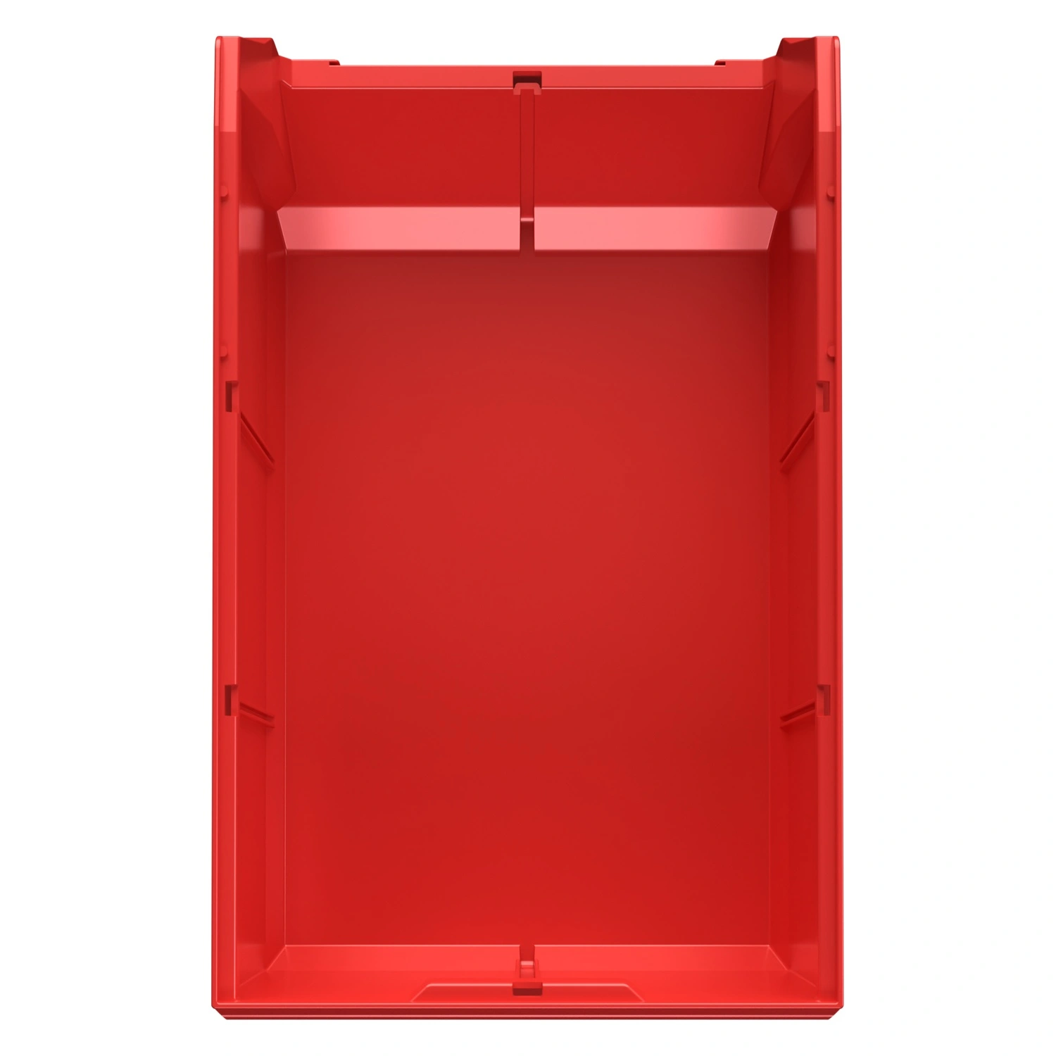 Складской лоток Logic Store 500х300х200 мм iPlast красный с отверстиями для перегородок N1 (12.406.1)