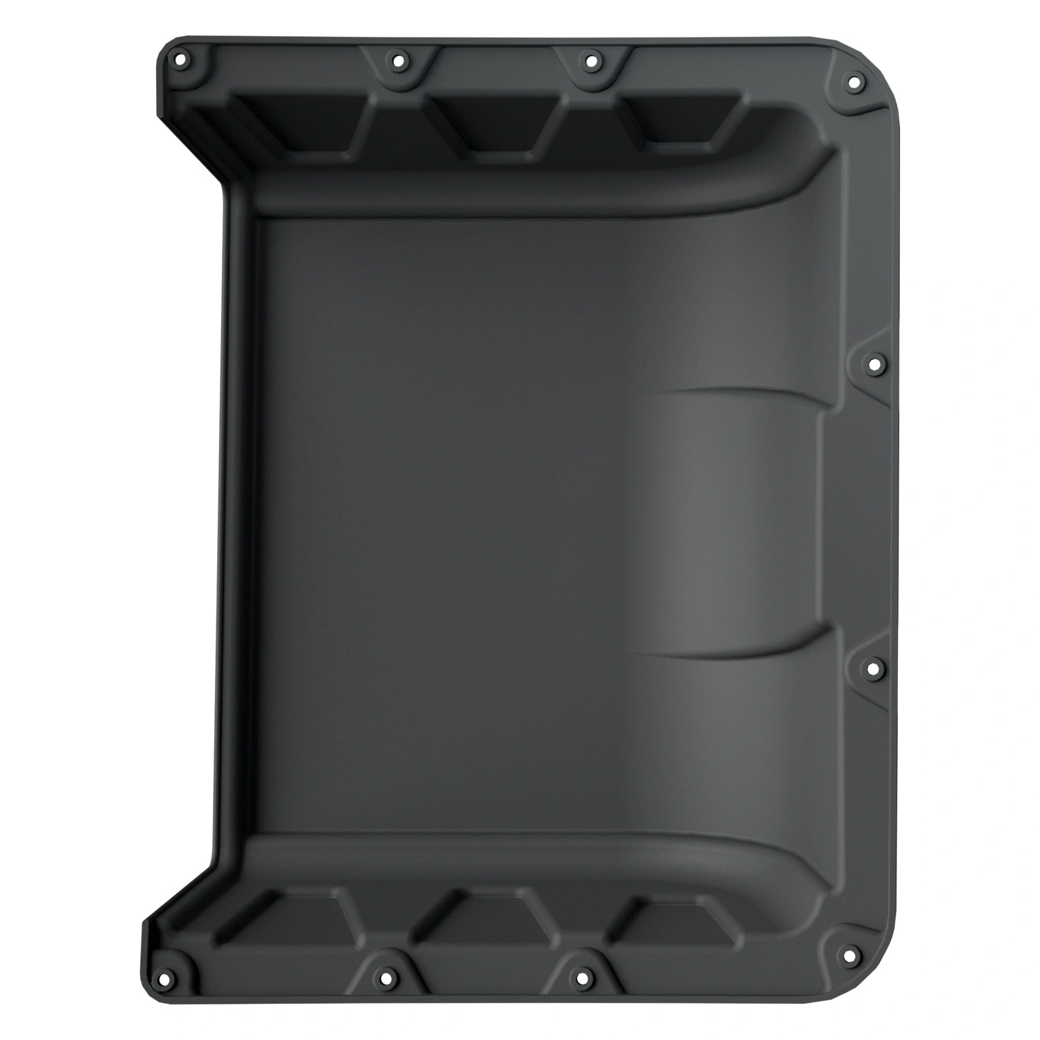 Капюшон 460х355х175 мм iPlast серый ЭКО для мусорных контейнеров