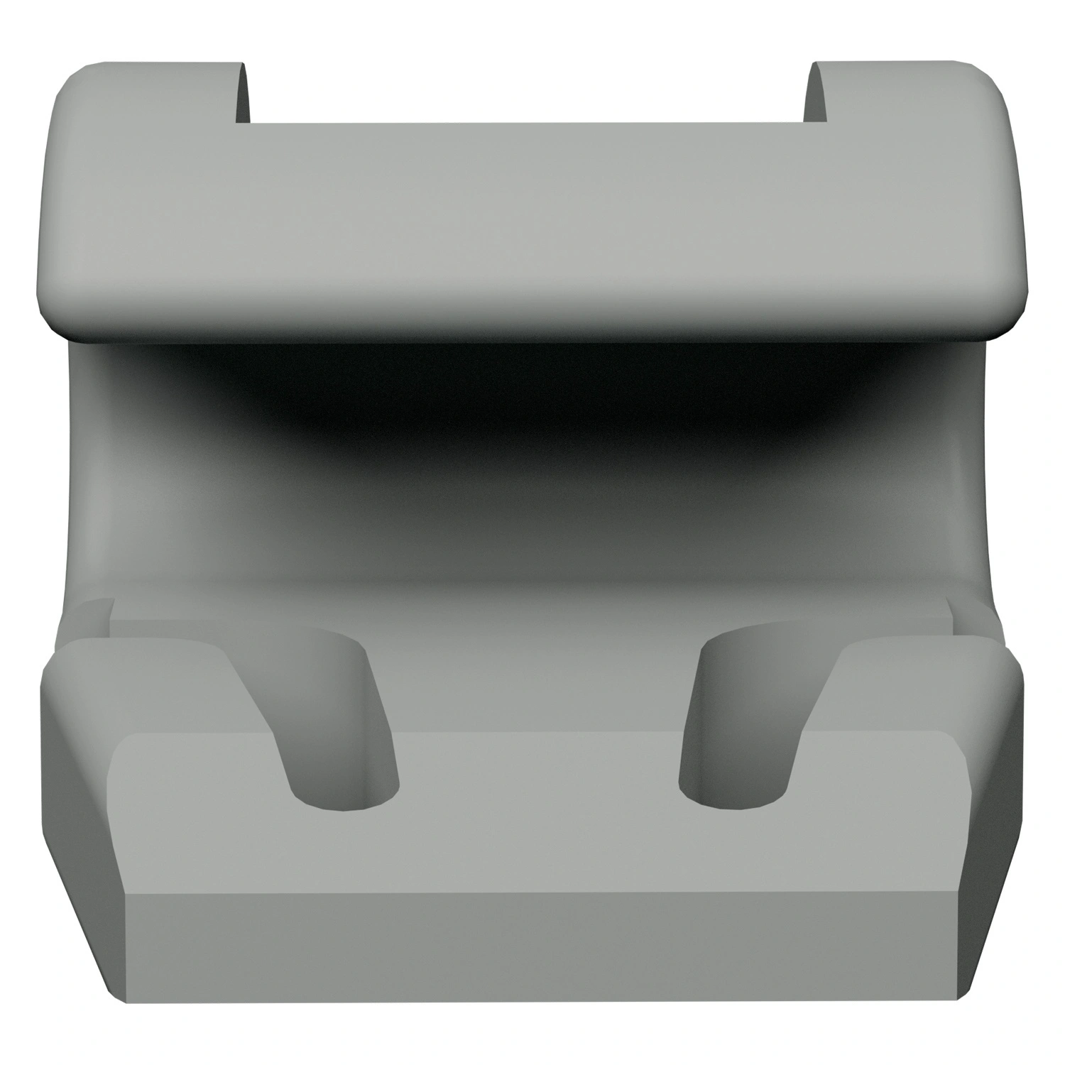 Петля iPlast светло-серая для крепления крышки евроконтейнеров ЕС-4322, 6422, 6432, 6442