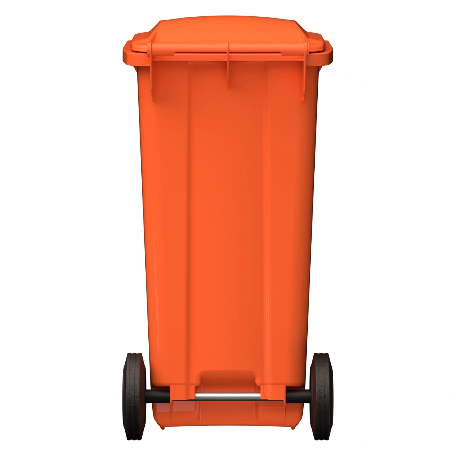 Мусорный контейнер 120 л iPlast оранжевый 2-колёсный (д. 200 мм) с оранжевой крышкой NEW (20.805) Мусорный контейнер 120 л iPlast оранжевый 2-колёсный (д. 200 мм) с оранжевой крышкой NEW (20.805)