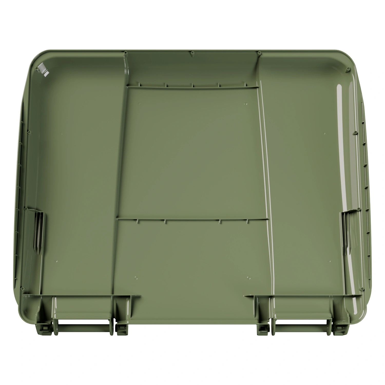 Крышка для мусорного контейнера 1100 л iPlast зелёная 