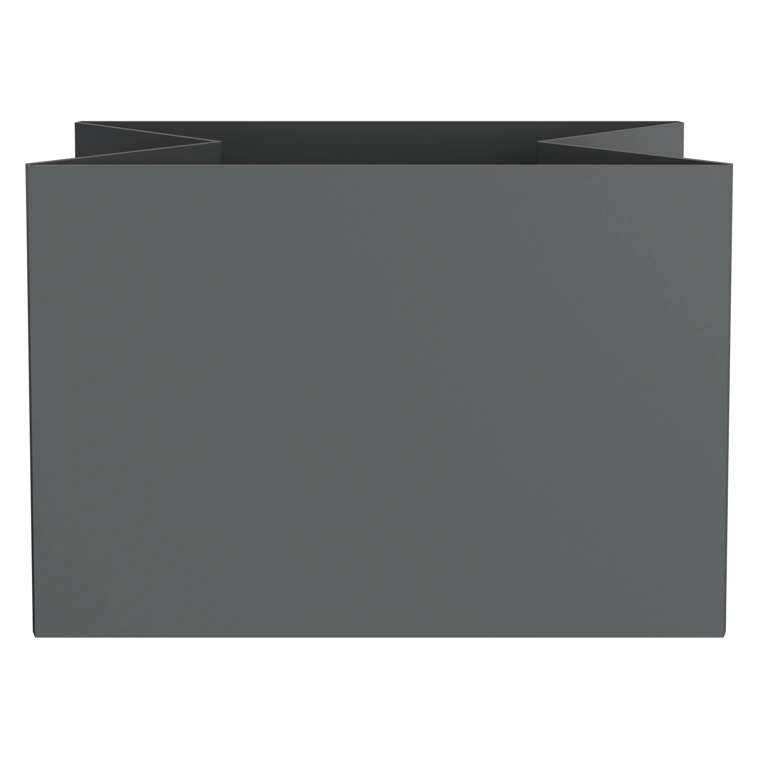 Стенка контейнера Bubble Guard 1190х790х700 мм iPlast PolyBox серая М-образного сложения