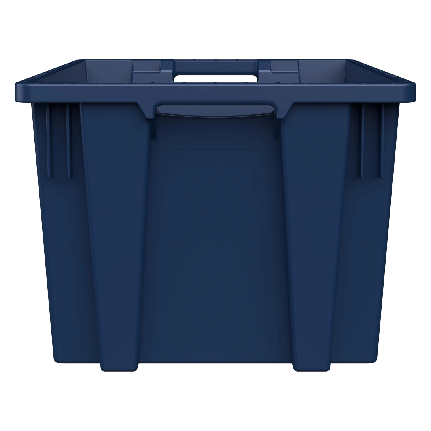 Поворотно-вкладываемый контейнер KD-6430.1 600х400х300 мм iPlast синий индиго со сплошным дном
