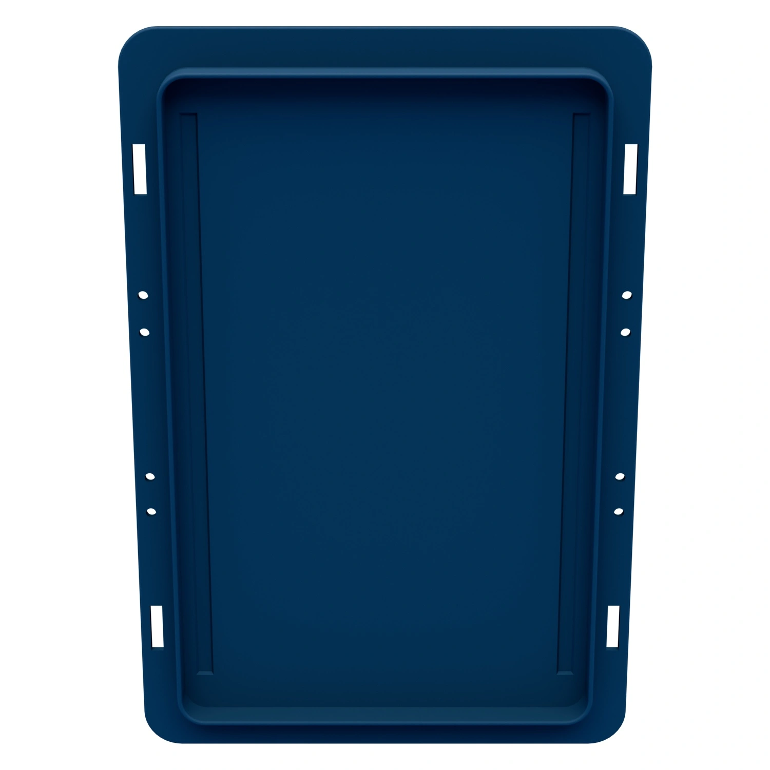 Крышка пластиковая 300х200 мм iPlast синяя для ящиков KLT-3215, 3147