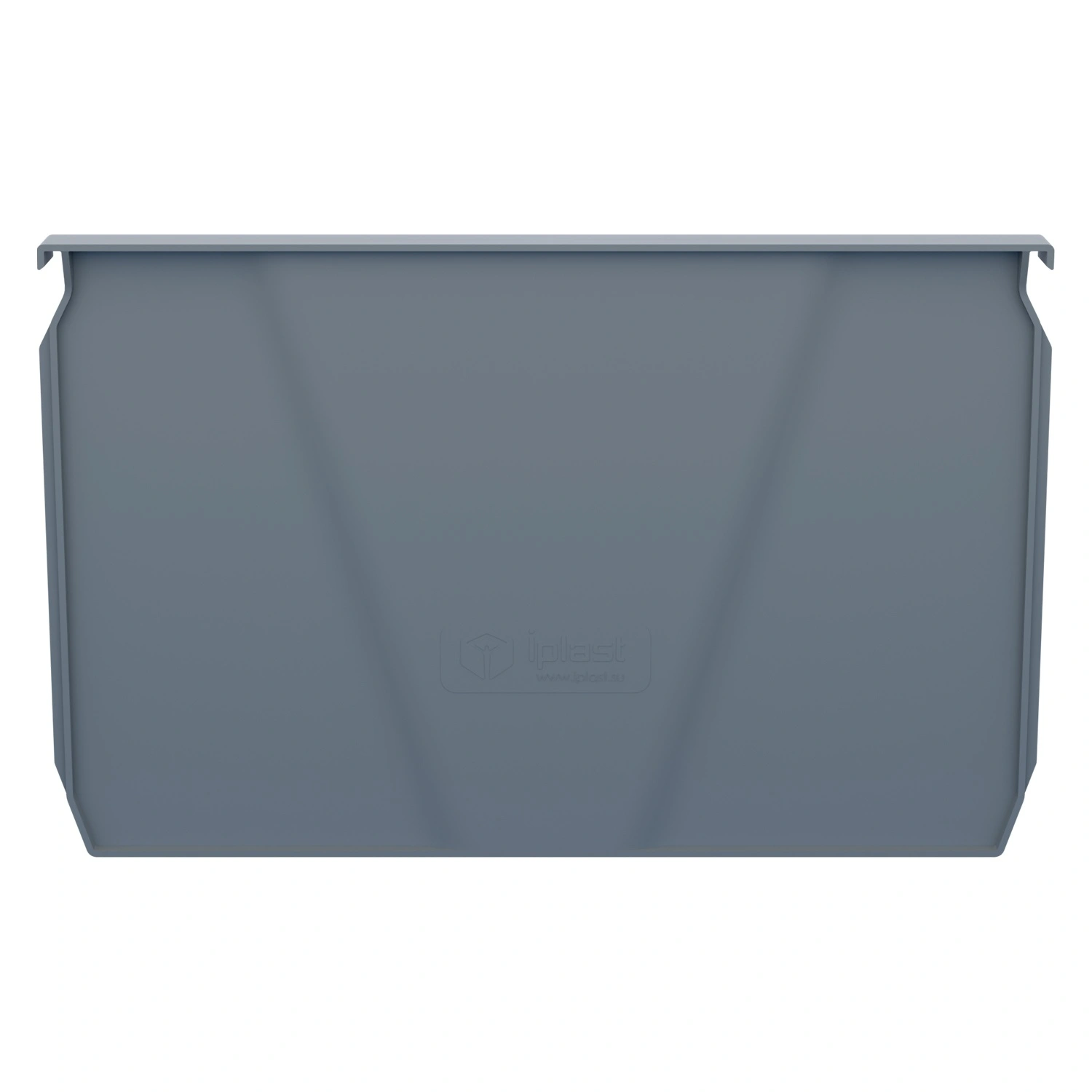 Разделительная перегородка поперечная 293х189 мм iPlast светло-серая для складского лотка Logic Store LS 12.406