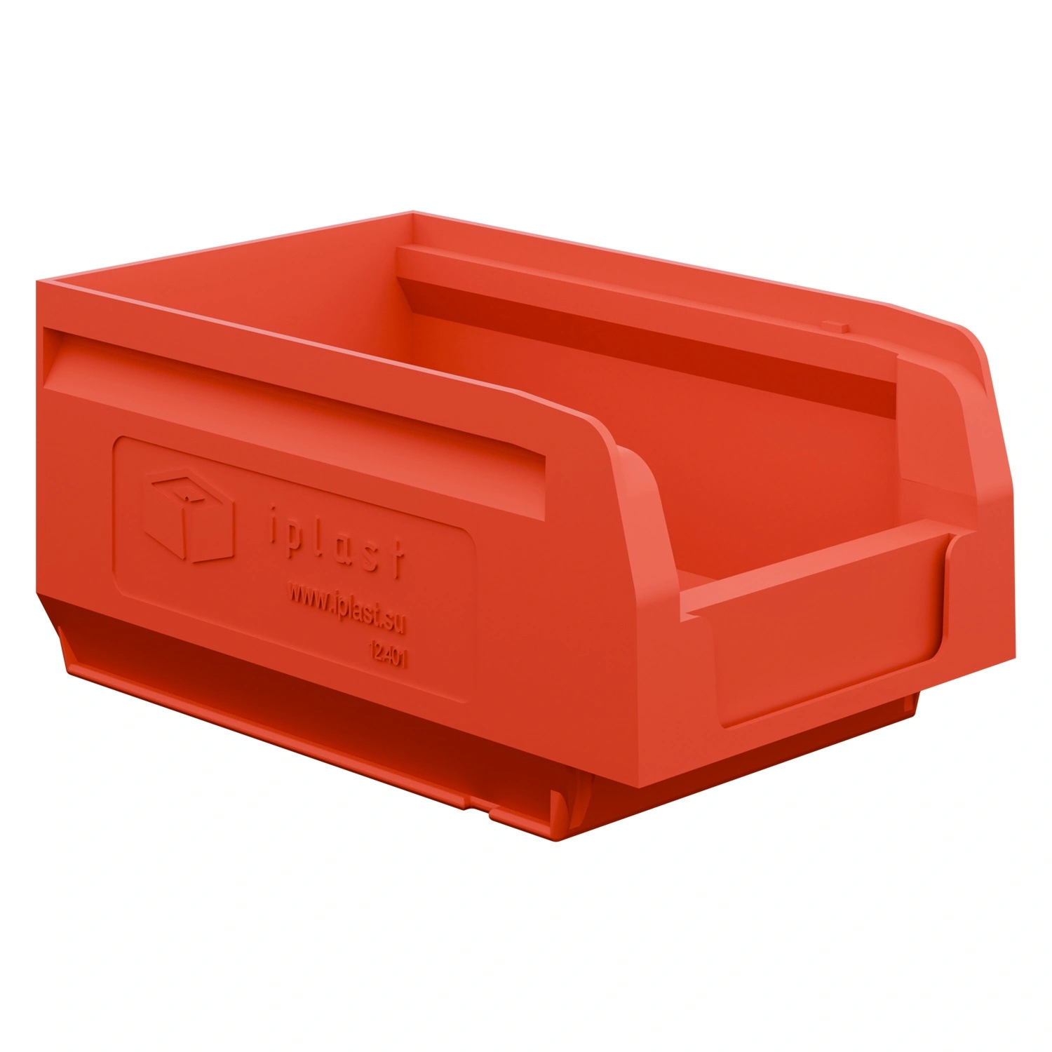 Складской лоток Logic Store 165x100x75 мм iPlast красный