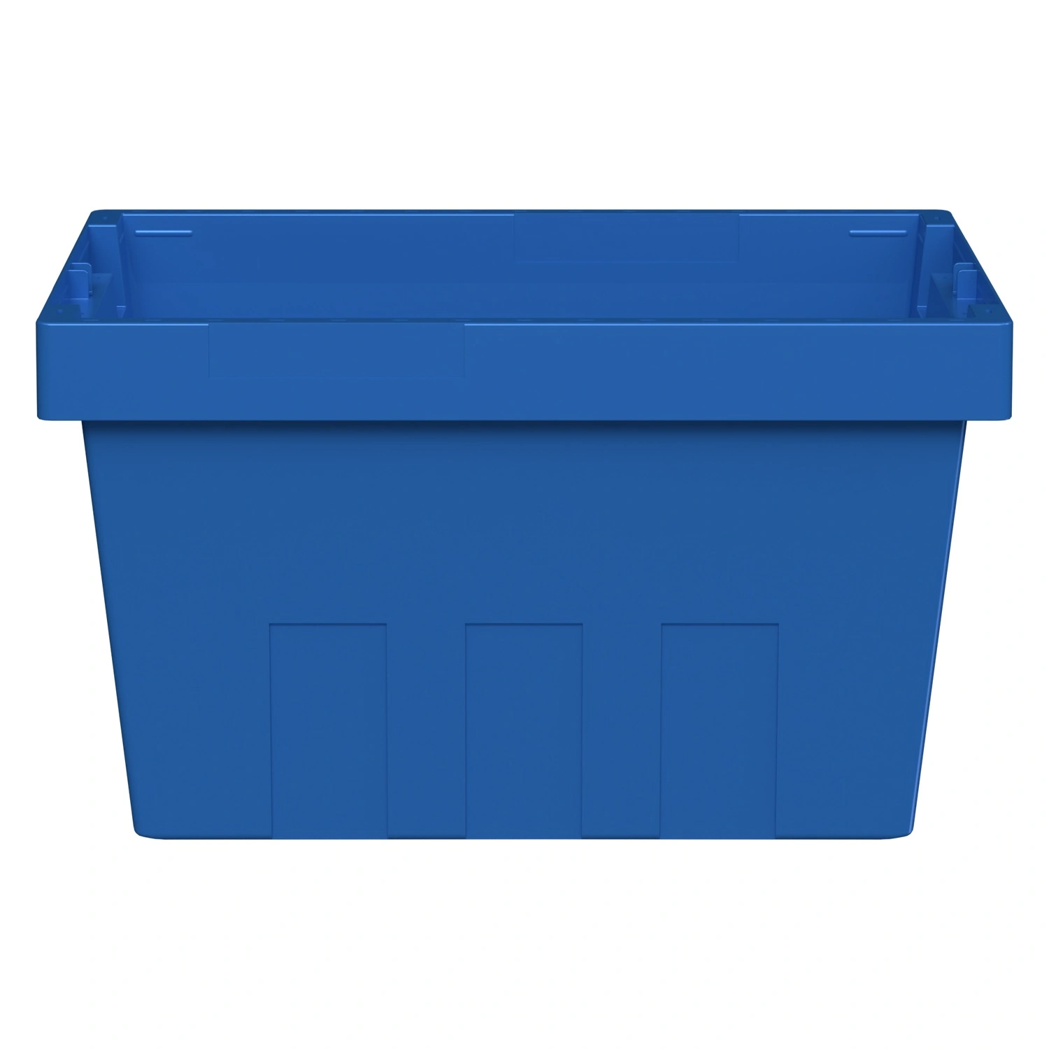 Вкладываемый контейнер INSTORE KV-5328 490x330x280 мм iPlast голубой со сплошным дном