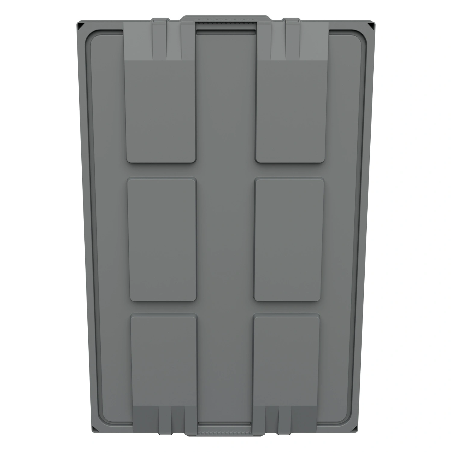 Крышка разборного контейнера Polybox 1200х800х50 мм iPlast серая 