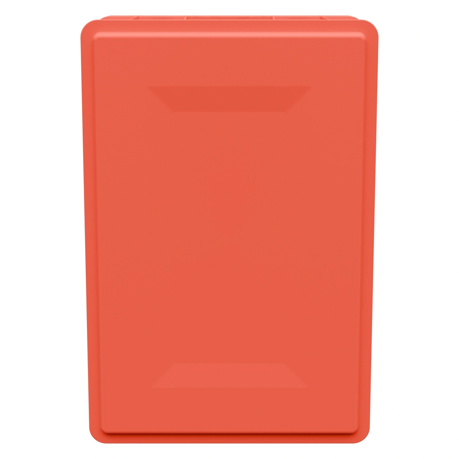 Пищевой ящик универсальный FK-6420 600х400х200 мм iPlast красный со сплошными стенками и дном