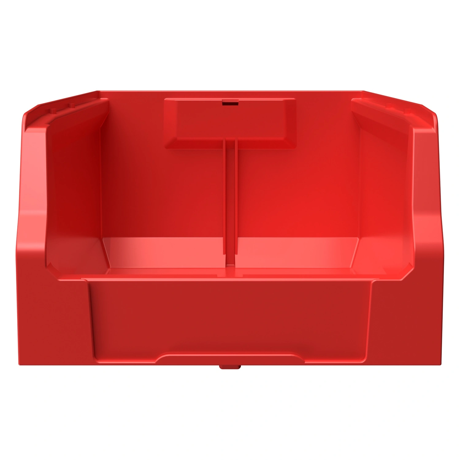 Складской лоток Logic Store 350x225x150 мм iPlast красный с отверстиями для продольной перегородки Складской лоток Logic Store 350x225x150 мм iPlast красный с отверстиями для продольной перегородки