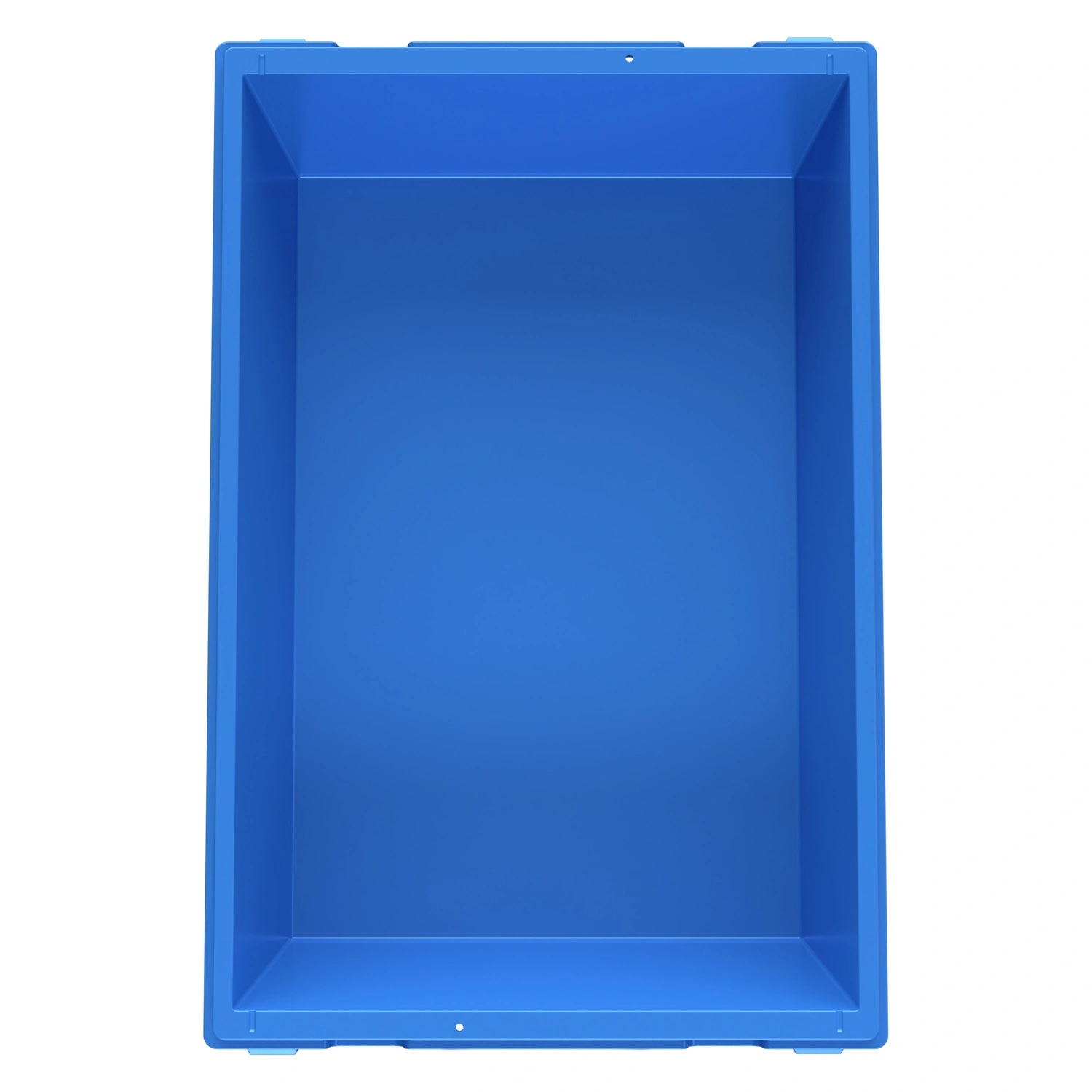Вкладываемый контейнер INSTORE KV-6416 600x400x165 мм iPlast голубой со сплошным дном Вкладываемый контейнер INSTORE KV-6416 600x400x165 мм iPlast голубой со сплошным дном