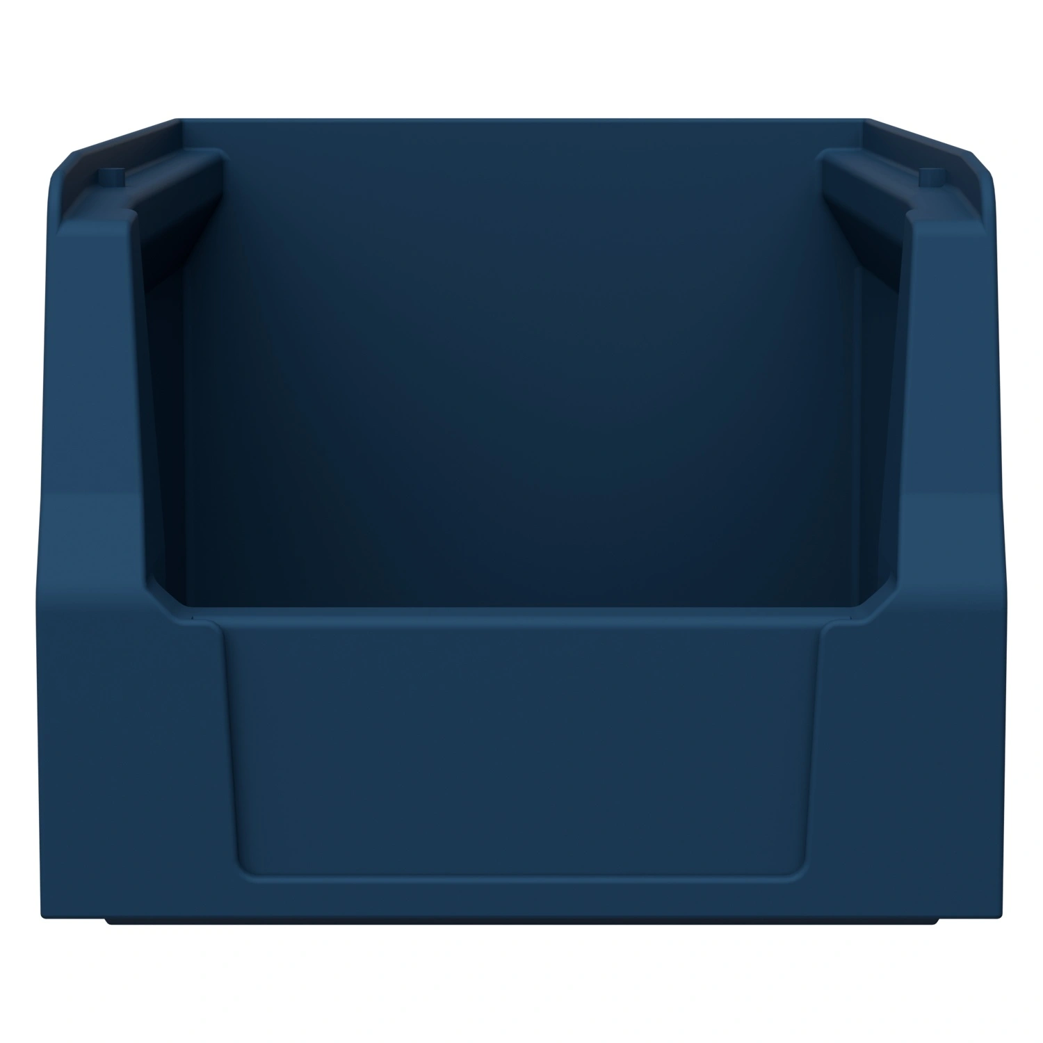 Складской лоток Logic Store 250х150х130 мм iPlast синий индиго с наклейкой 50х70 мм сбоку
