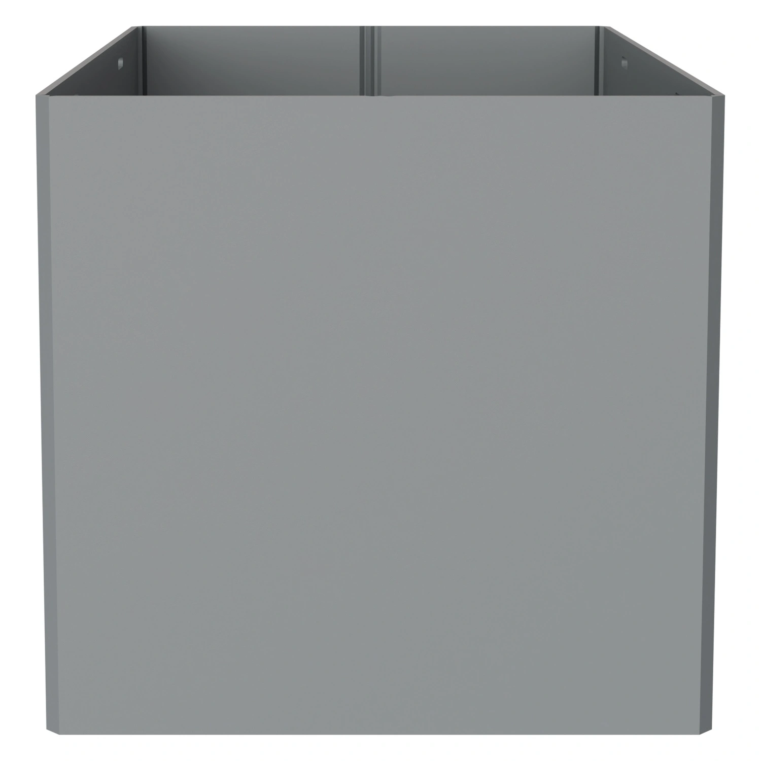 Стенка контейнера Bubble Guard 1168х768х735 мм iPlast PolyBox серая М-образного сложения с отверстиями под замки