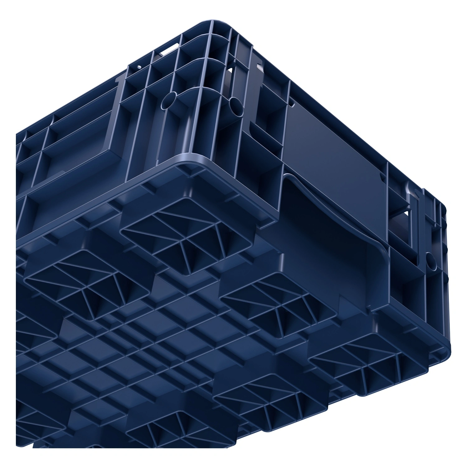 Ящик R-KLT 4315 396х297х147,5 мм iPlast синий индиго с усиленным дном N1 (12.502.1) Ящик R-KLT 4315 396х297х147,5 мм iPlast синий индиго с усиленным дном N1 (12.502.1)