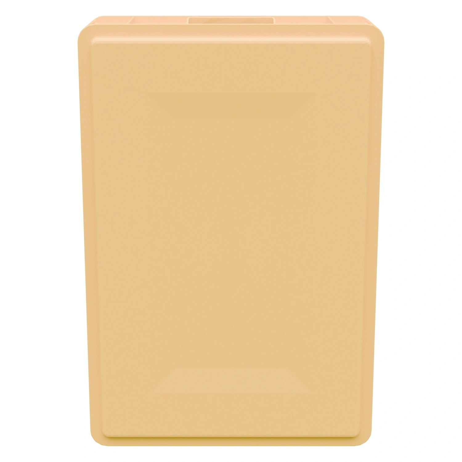 Пищевой ящик универсальный FK-6412 600х400х120 мм iPlast жёлтый со сплошными стенками и дном