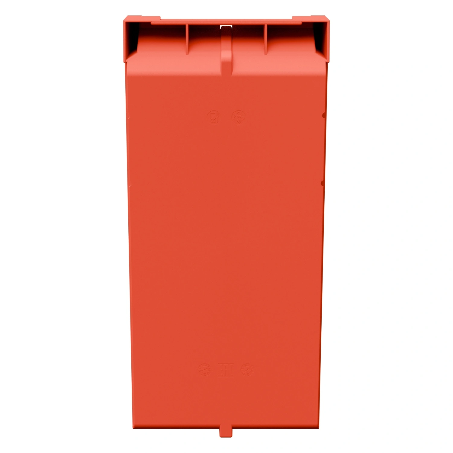 Складской лоток Logic Store 500х225х150 мм iPlast красный с отверстиями для перегородок N2 (12.405.2)