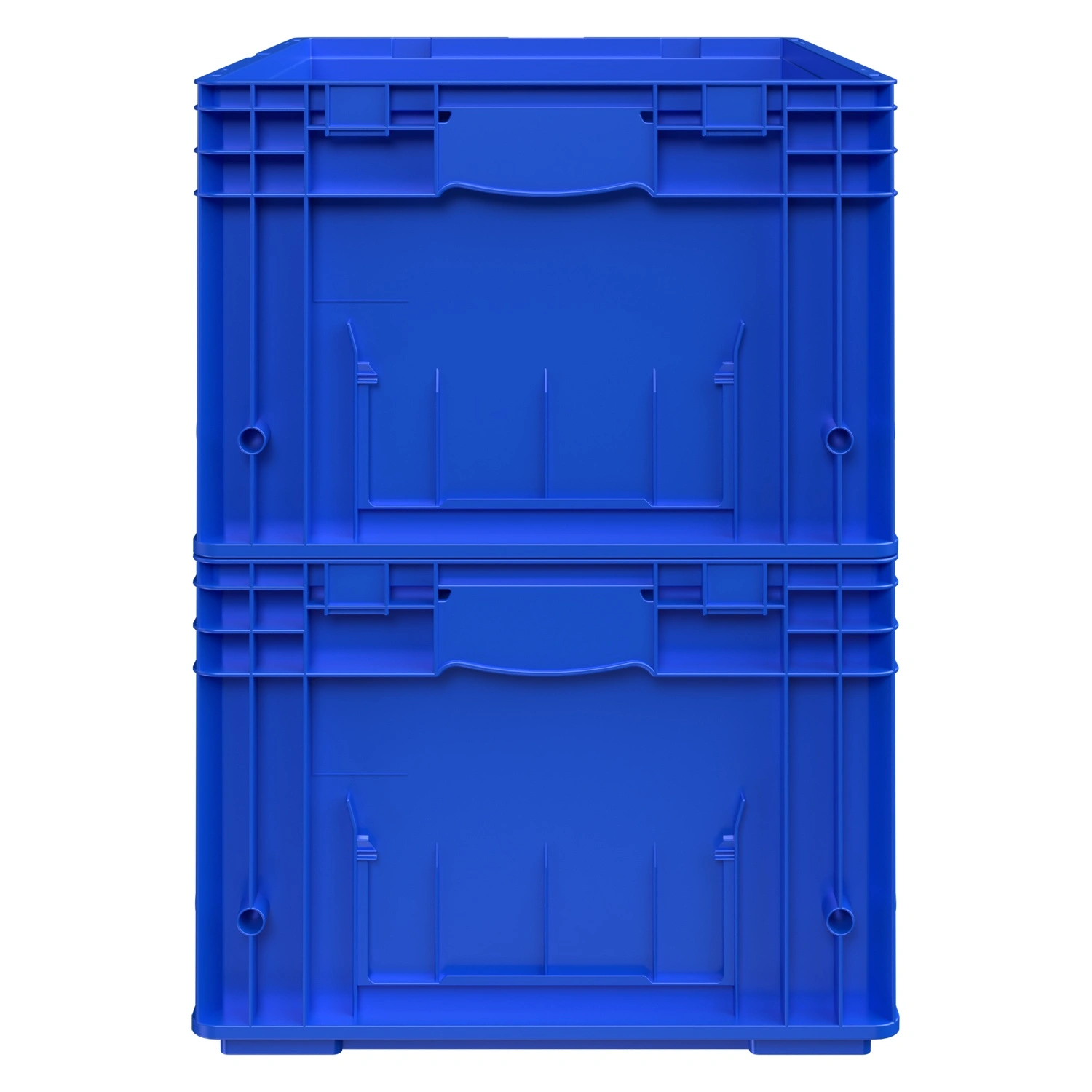 Ящик RL-KLT 6280 594х396х280 мм iPlast голубой с дренажными отверстиями в дне Ящик RL-KLT 6280 594х396х280 мм iPlast голубой с дренажными отверстиями в дне